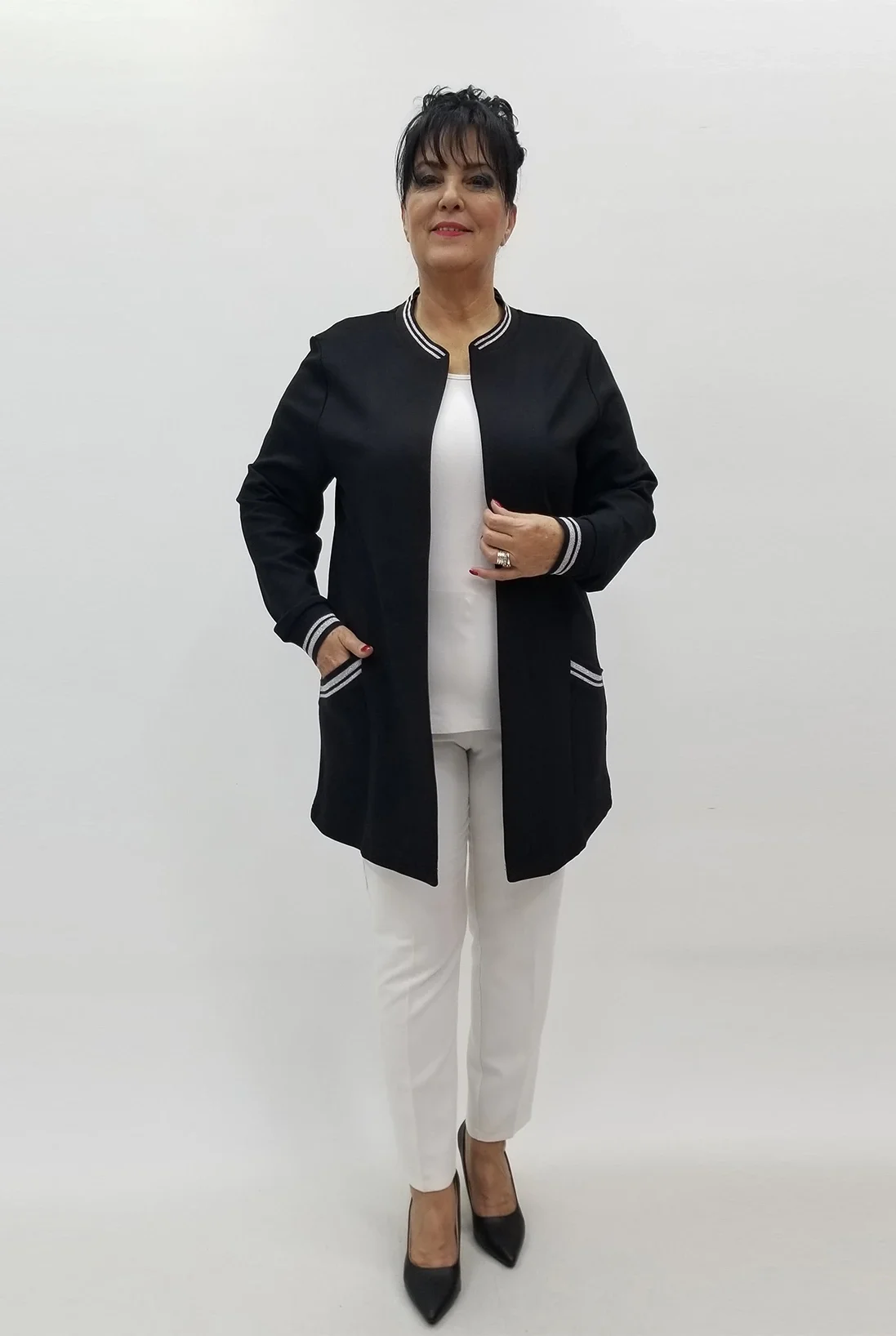 Miraggio Büyük Beden Ceket 4170 SİYAH