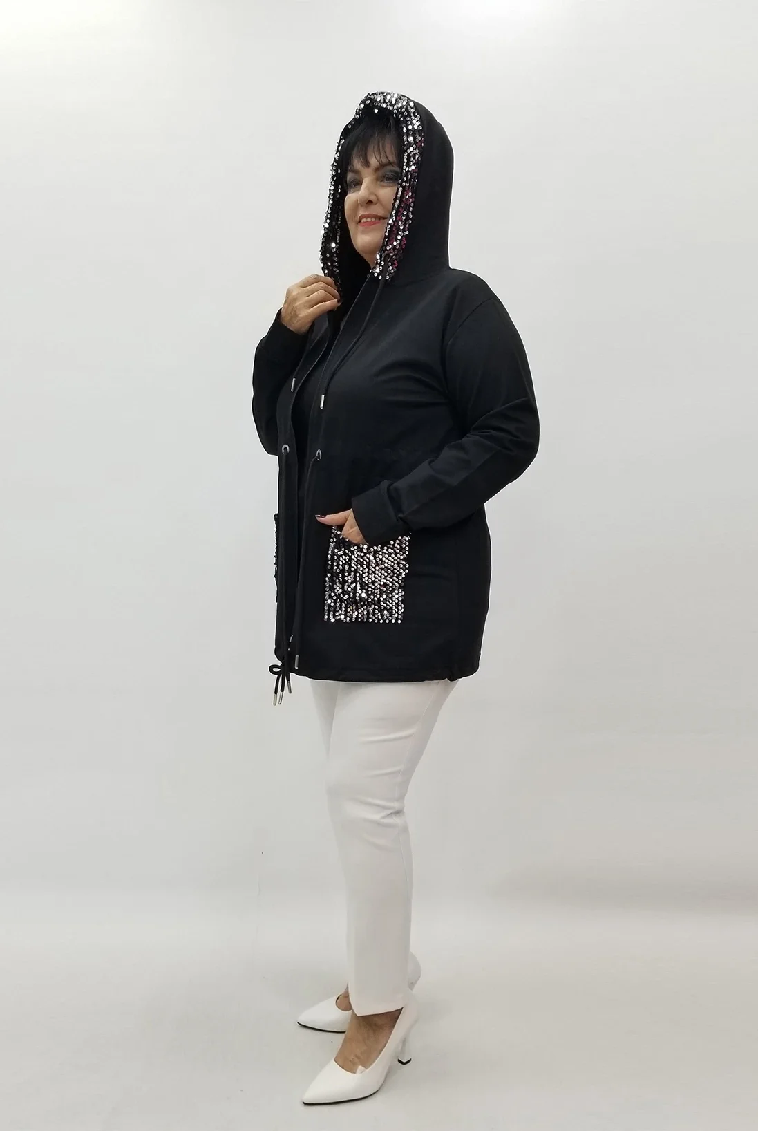 Miraggio Büyük Beden Ceket 4191 SİYAH