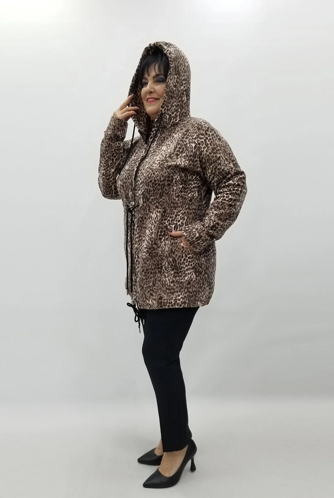 Miraggio Büyük Beden Ceket 4194 KAHVE