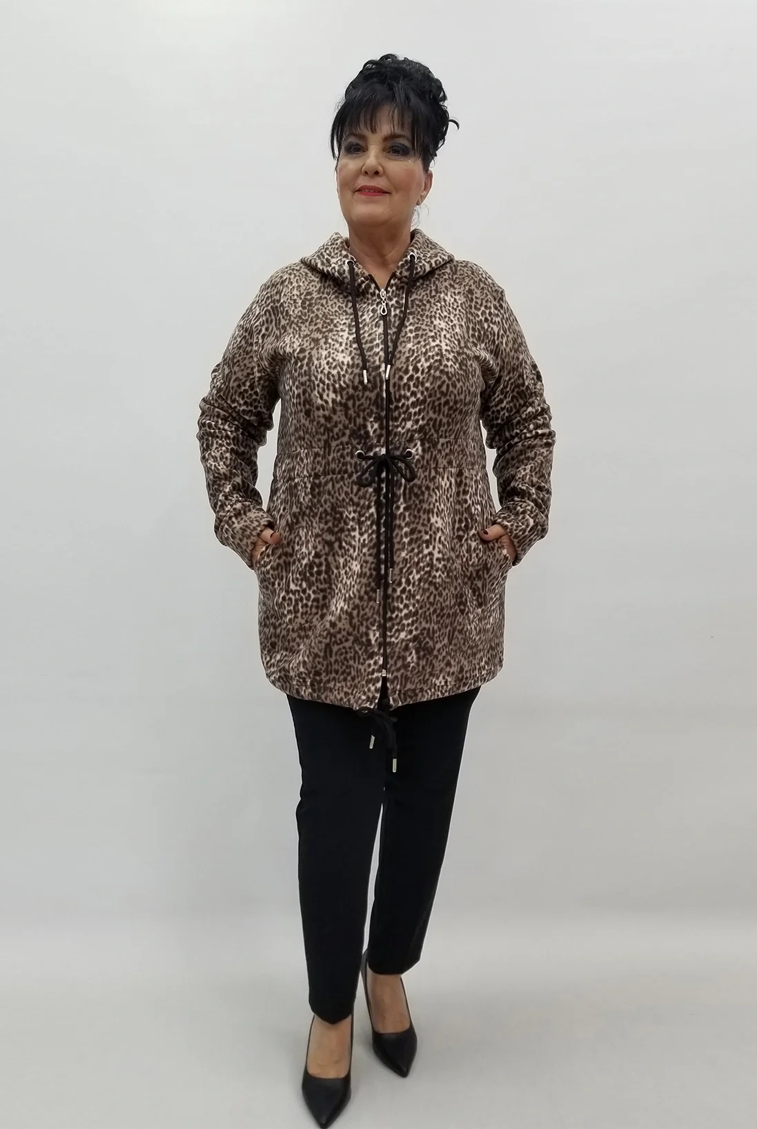 Miraggio Büyük Beden Ceket 4194 KAHVE