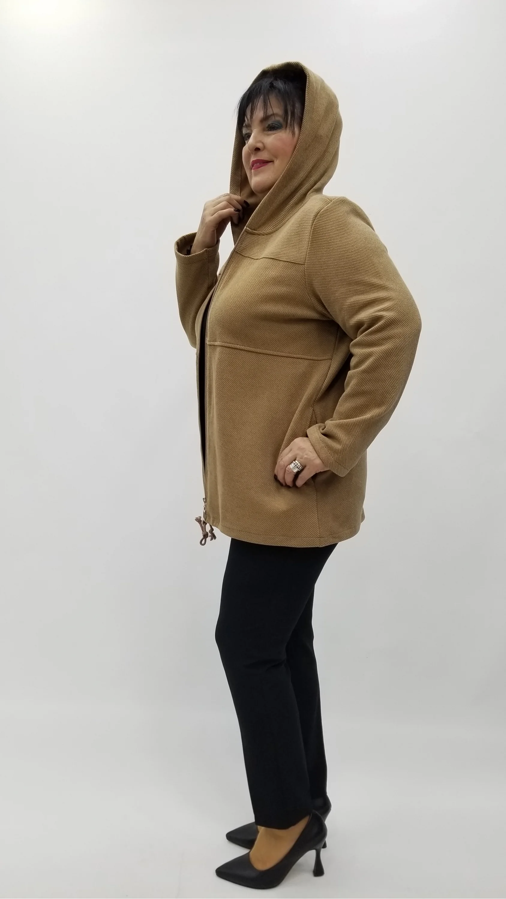 Miraggio Büyük Beden Ceket 4228 A-KAHVE