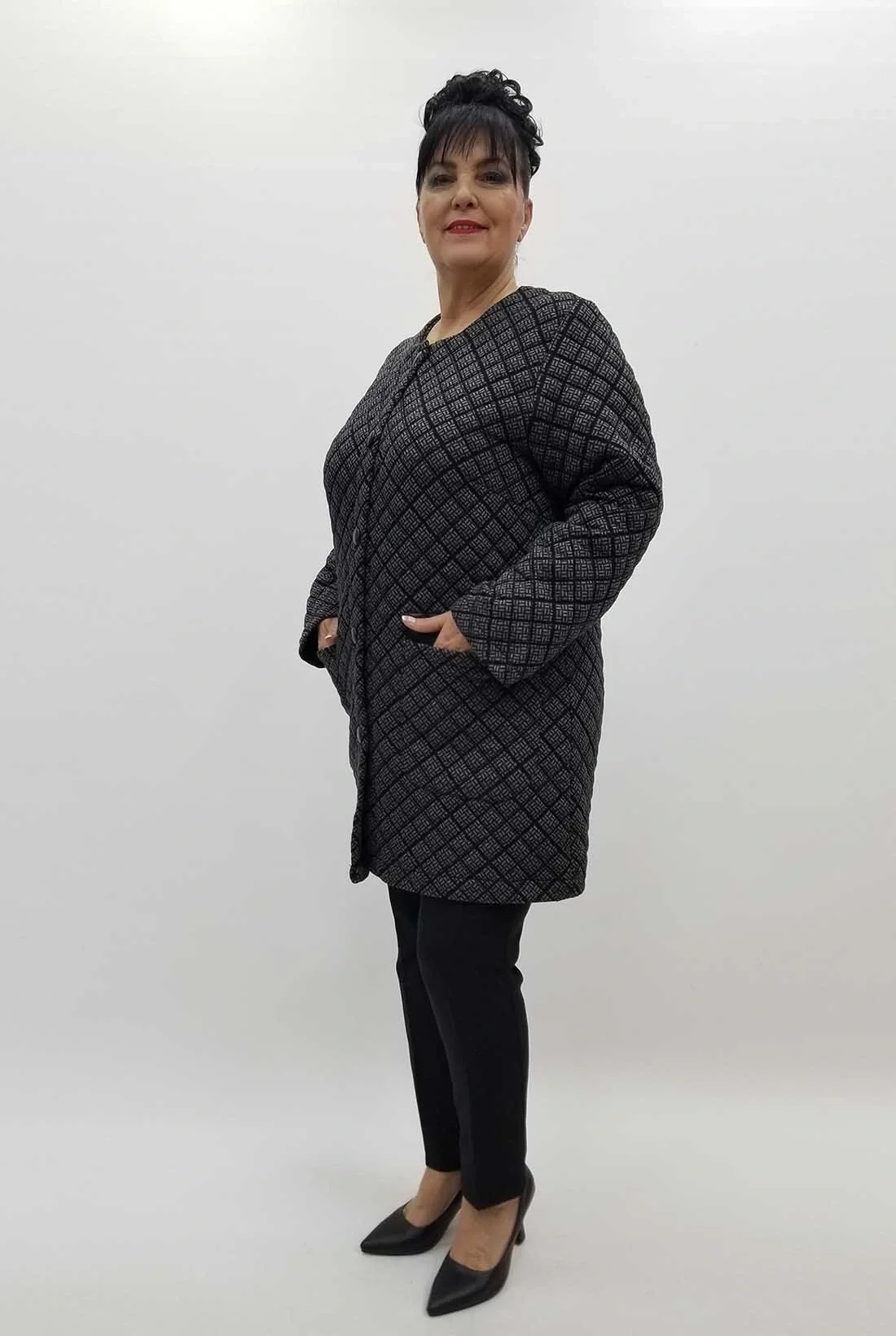 Miraggio Büyük Beden Ceket 4254 SİYAH