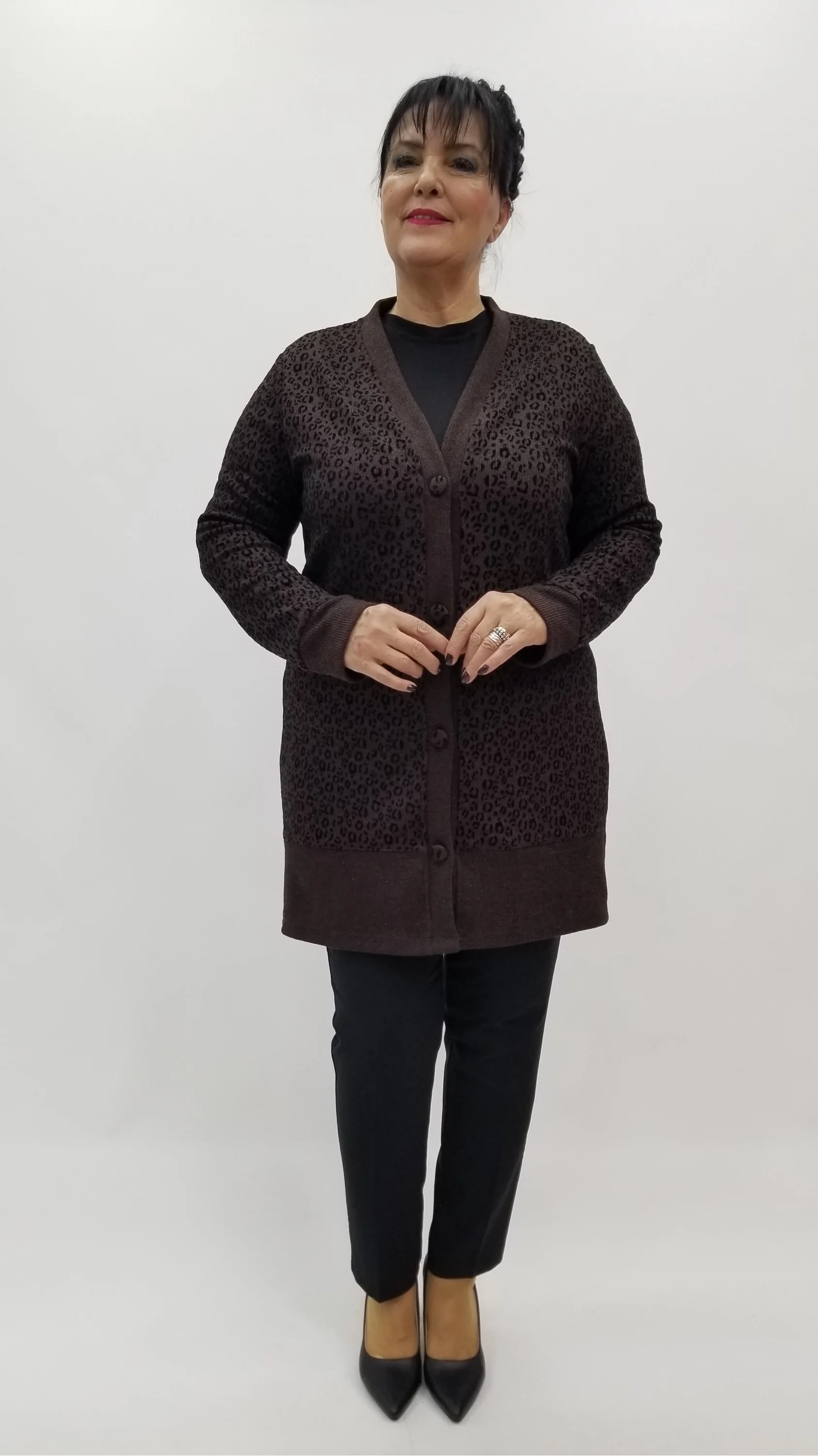 Miraggio Büyük Beden Ceket 4320 KAHVE