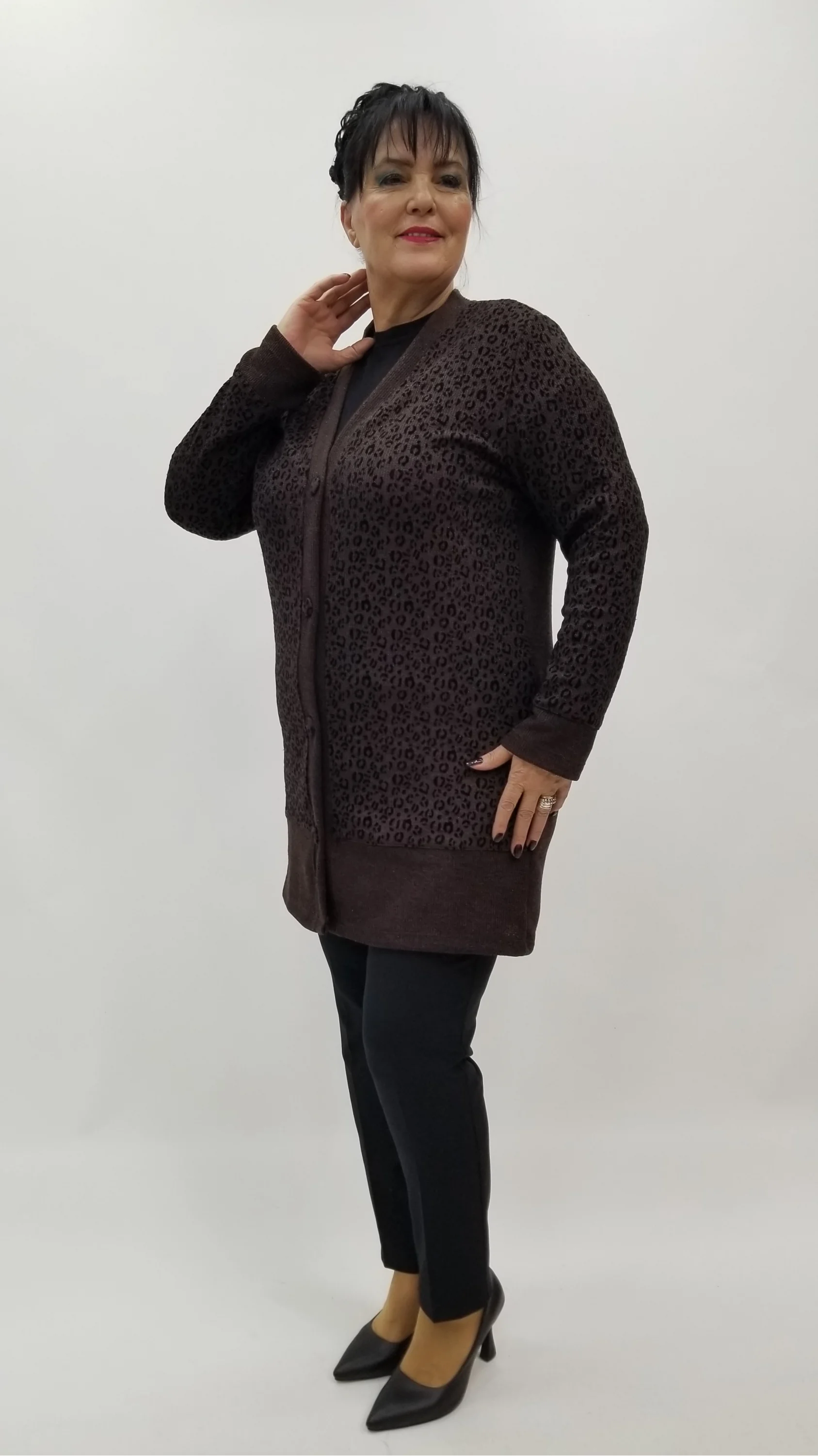 Miraggio Büyük Beden Ceket 4320 KAHVE