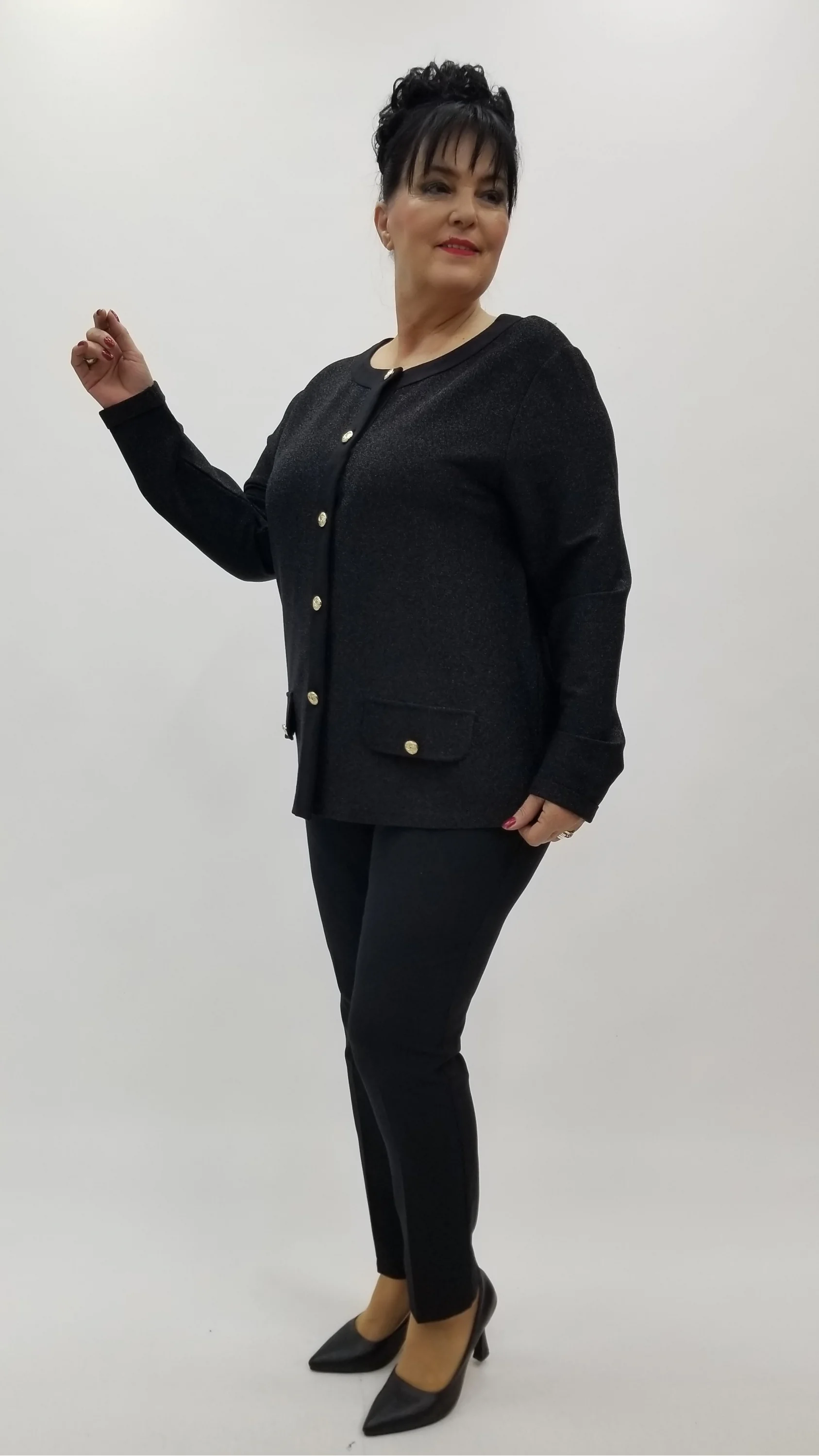 Miraggio Büyük Beden Ceket 4337 SİYAH