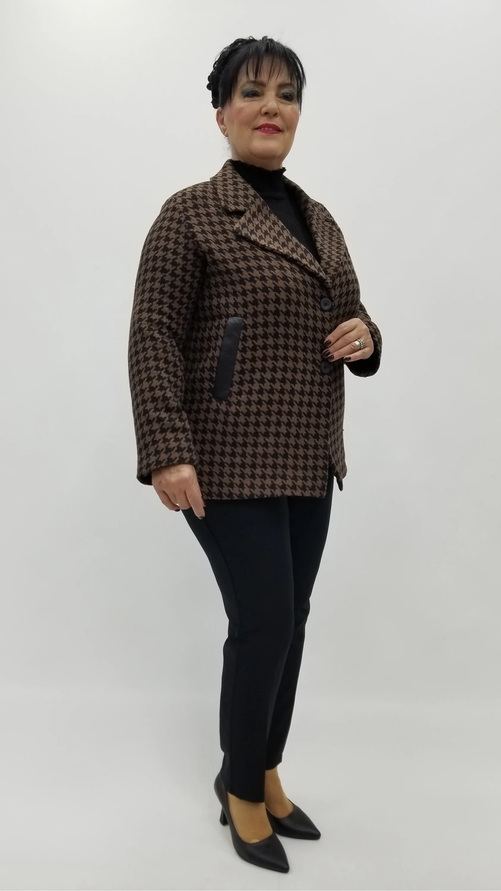 Miraggio Büyük Beden Ceket 4340 KAHVE