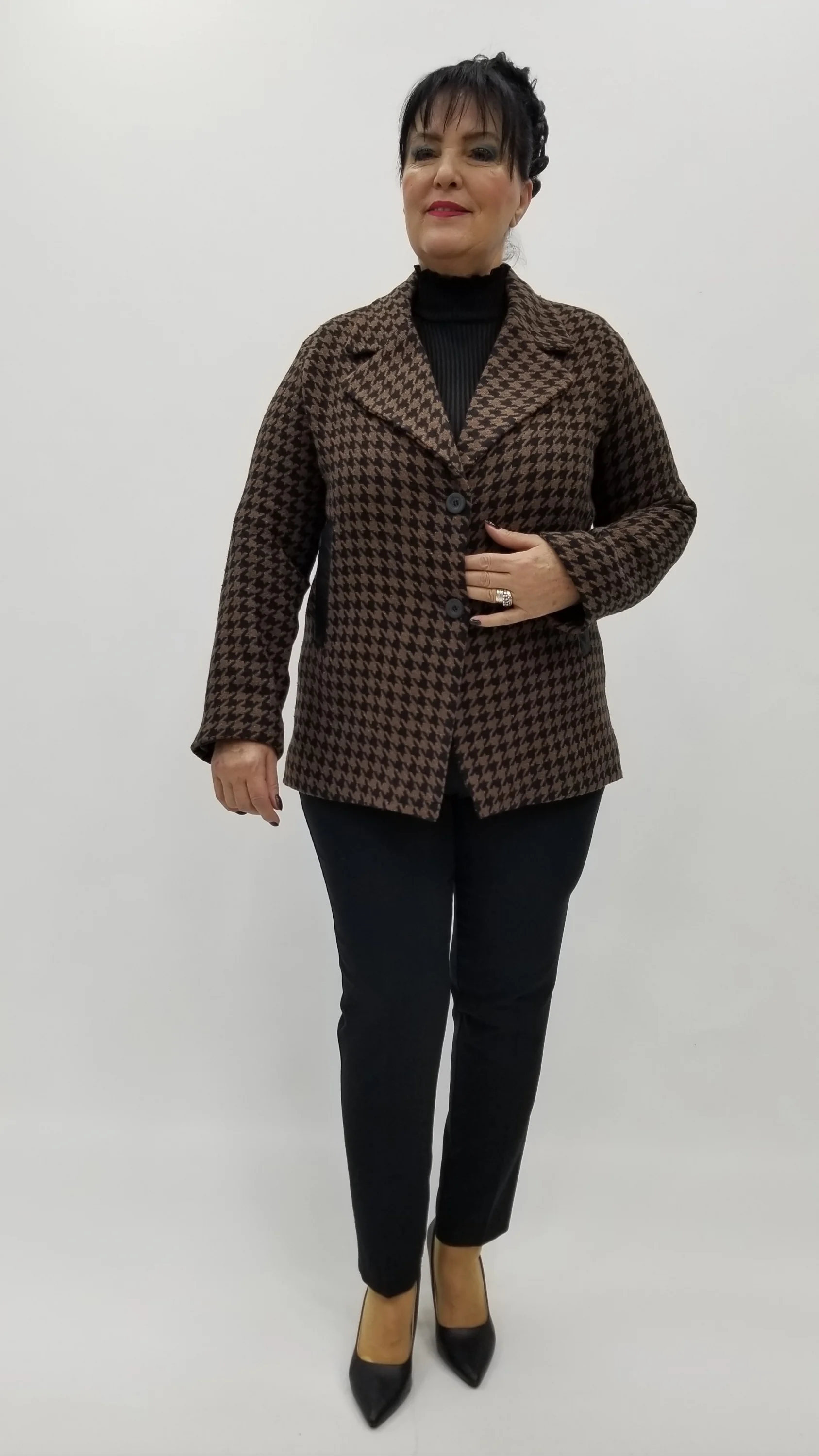 Miraggio Büyük Beden Ceket 4340 KAHVE