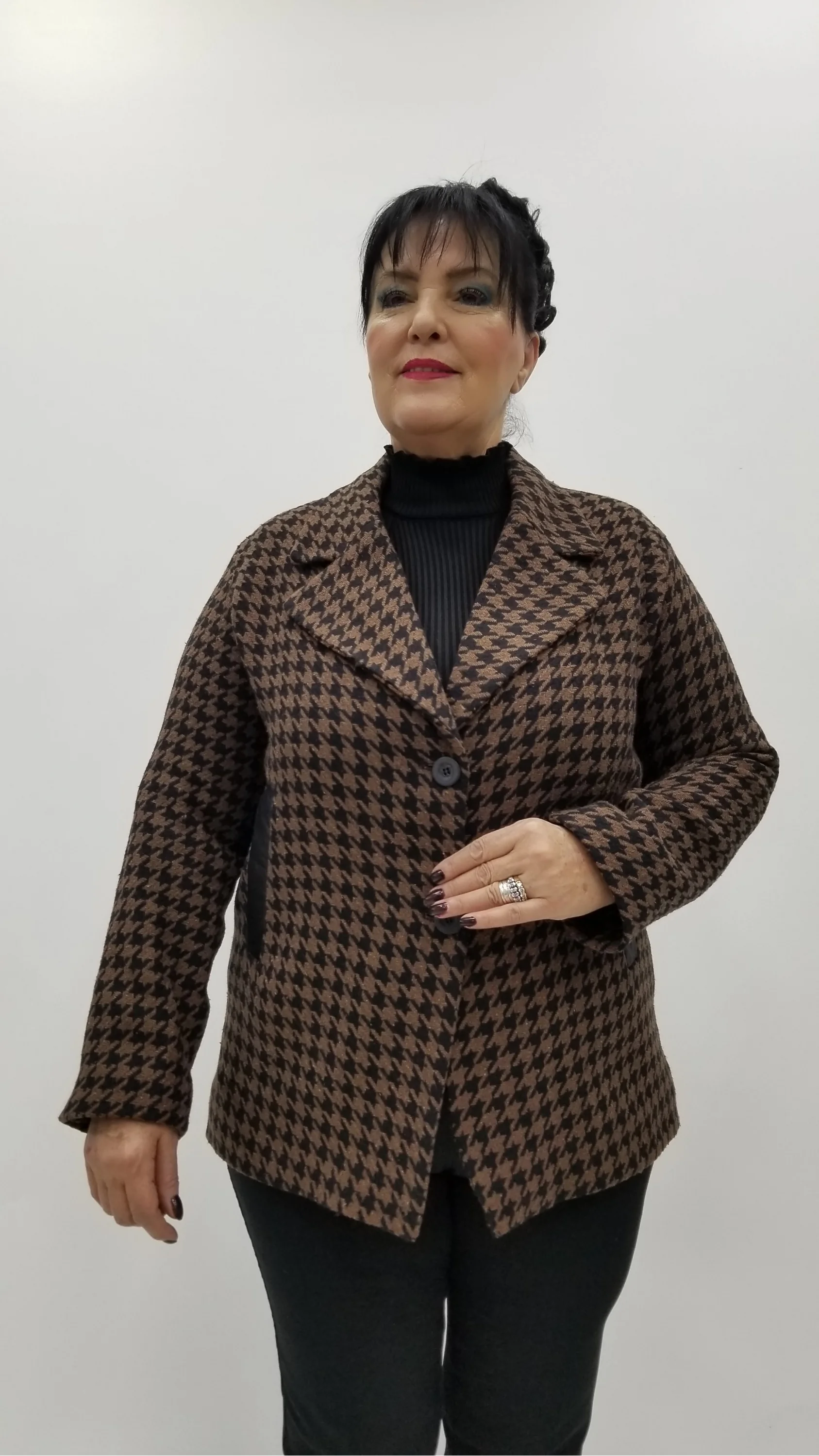 Miraggio Büyük Beden Ceket 4340 KAHVE