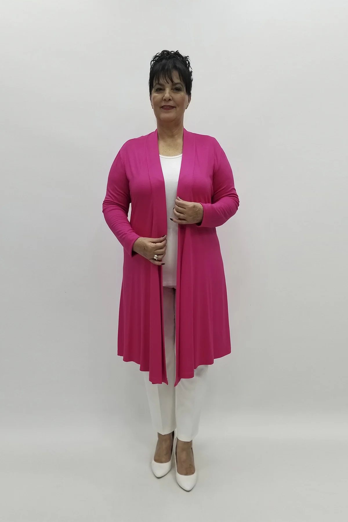 Miraggio Büyük Beden Ceket 96864 FUŞYA