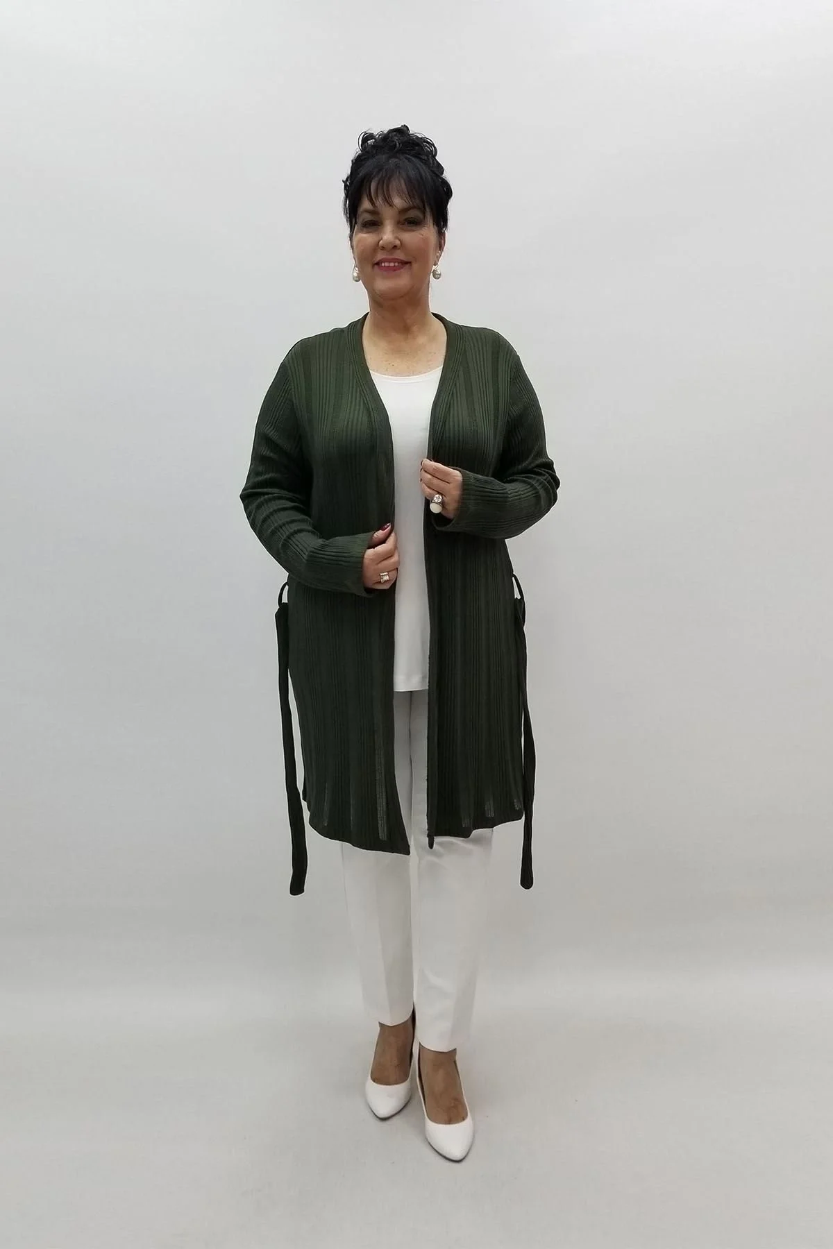 Miraggio Büyük Beden Ceket 98313 HAKİ