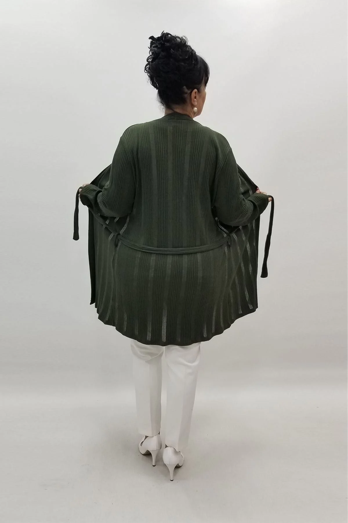 Miraggio Büyük Beden Ceket 98313 HAKİ