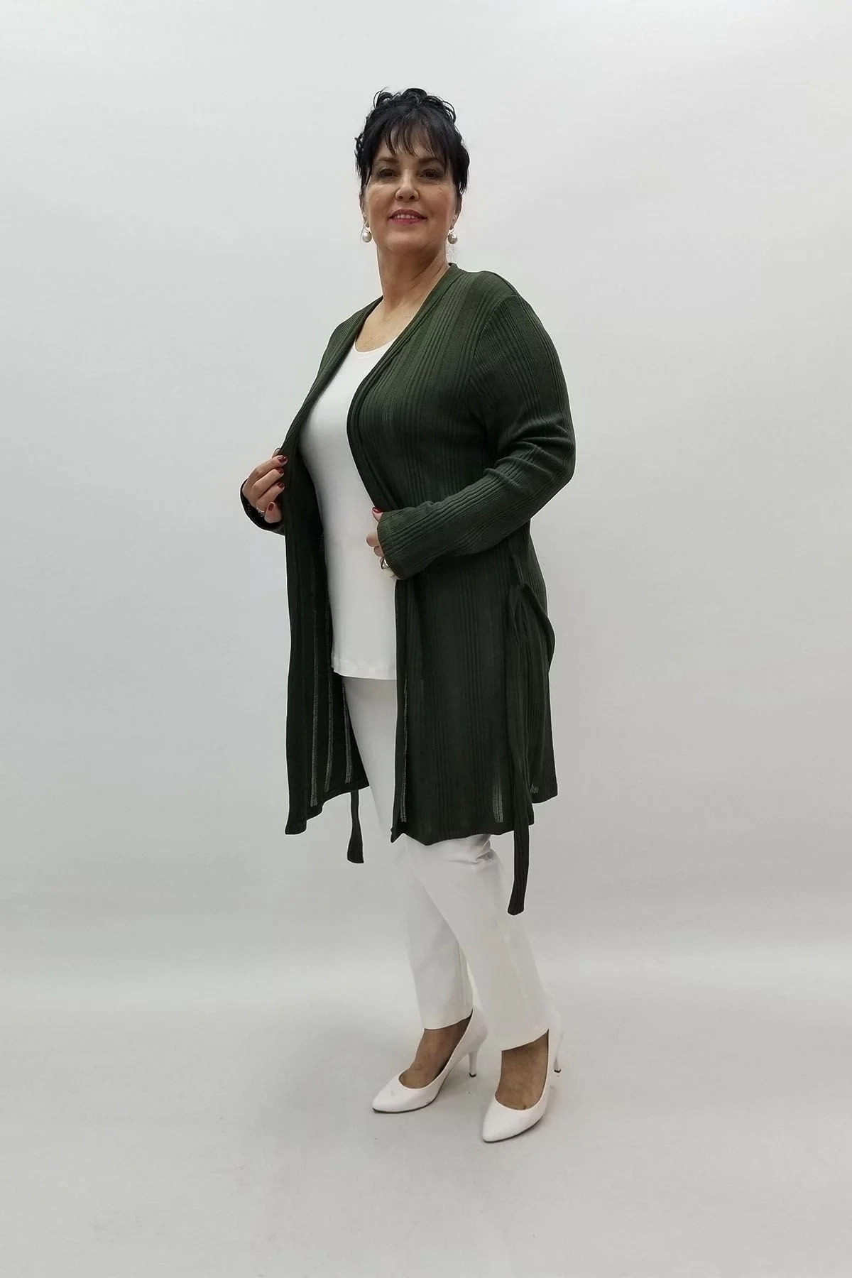 Miraggio Büyük Beden Ceket 98313 HAKİ