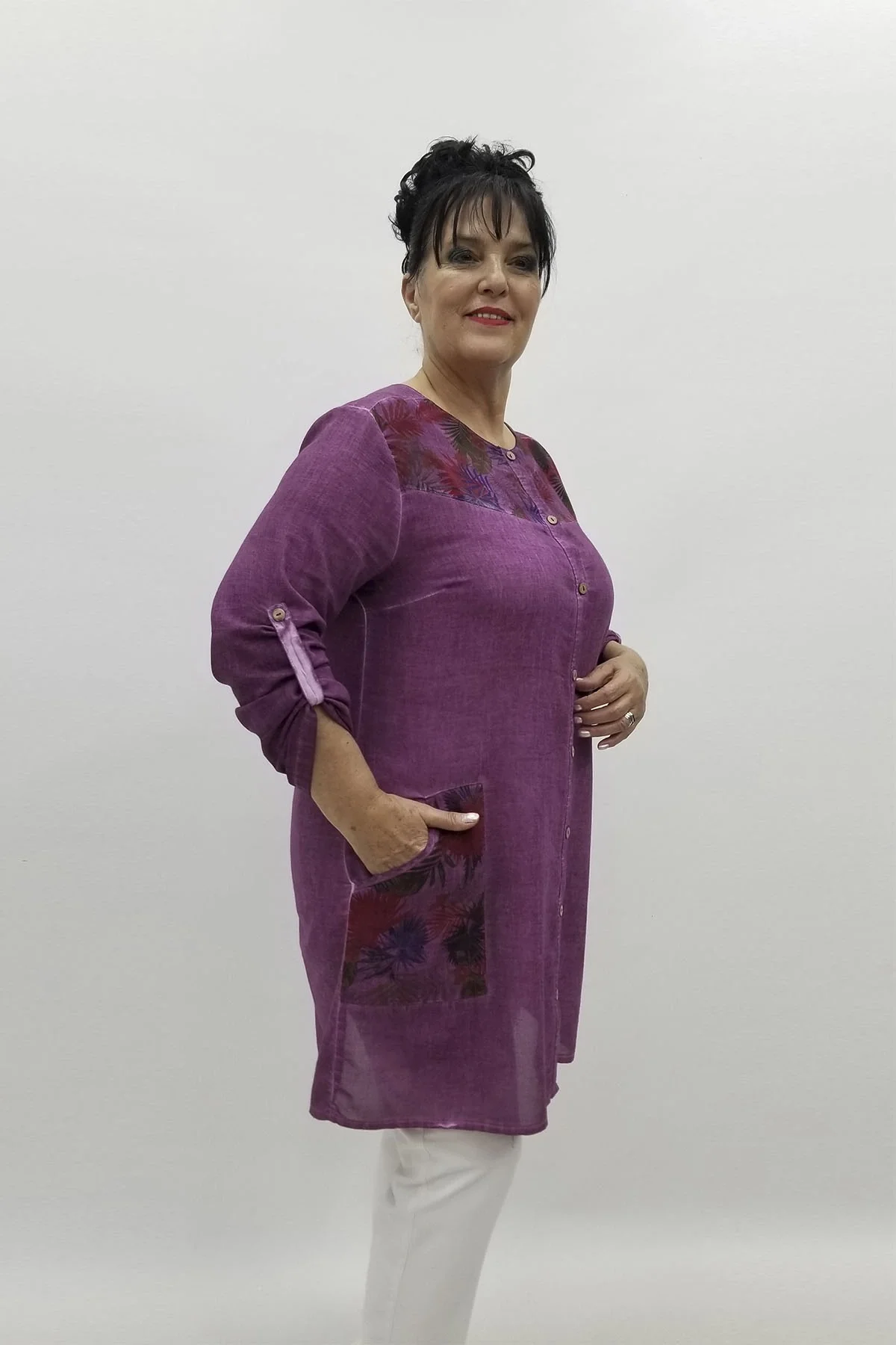 Miraggio Büyük Beden Ceket 98760 MÜRDÜM