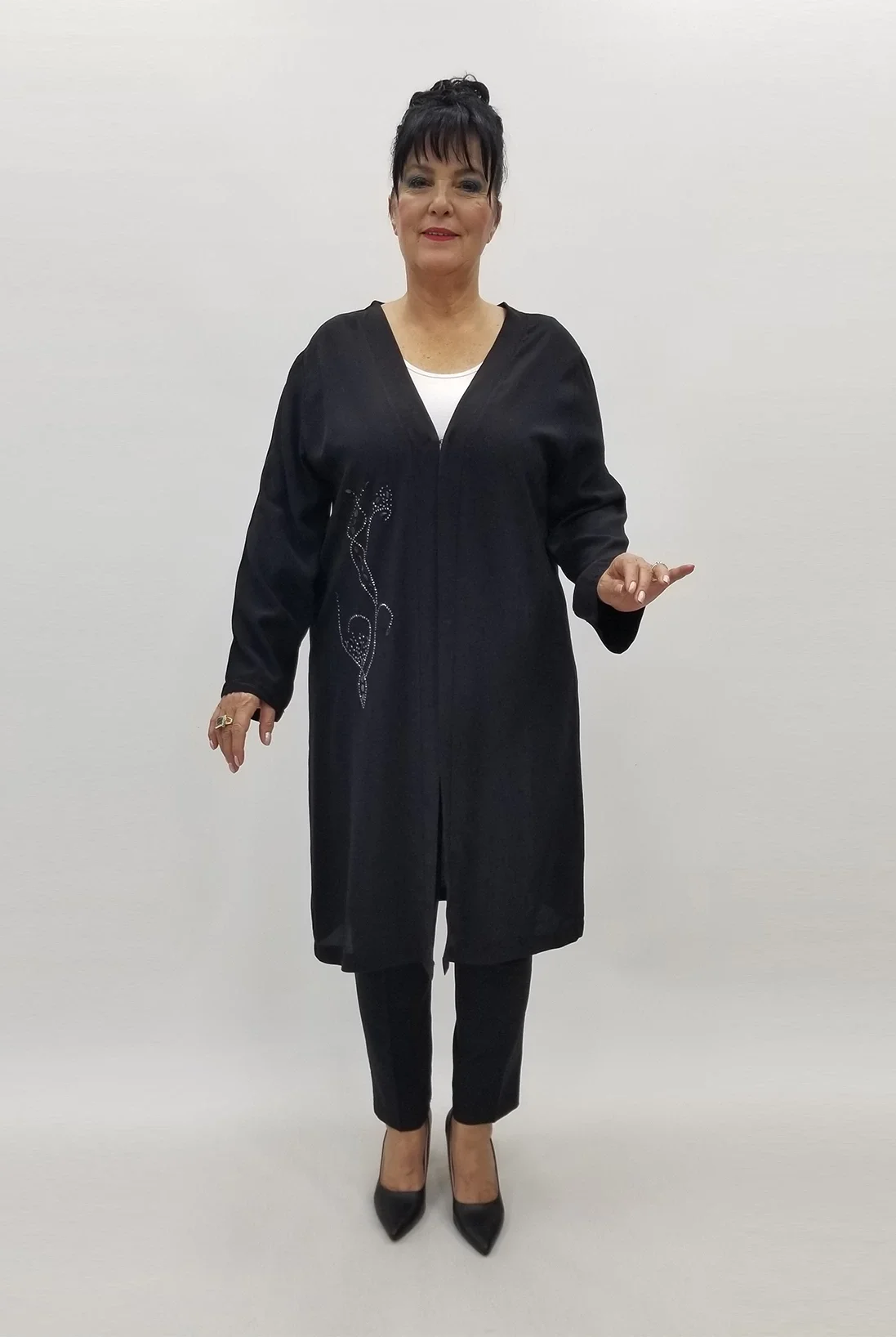 Miraggio Büyük Beden Ceket 99069 SİYAH