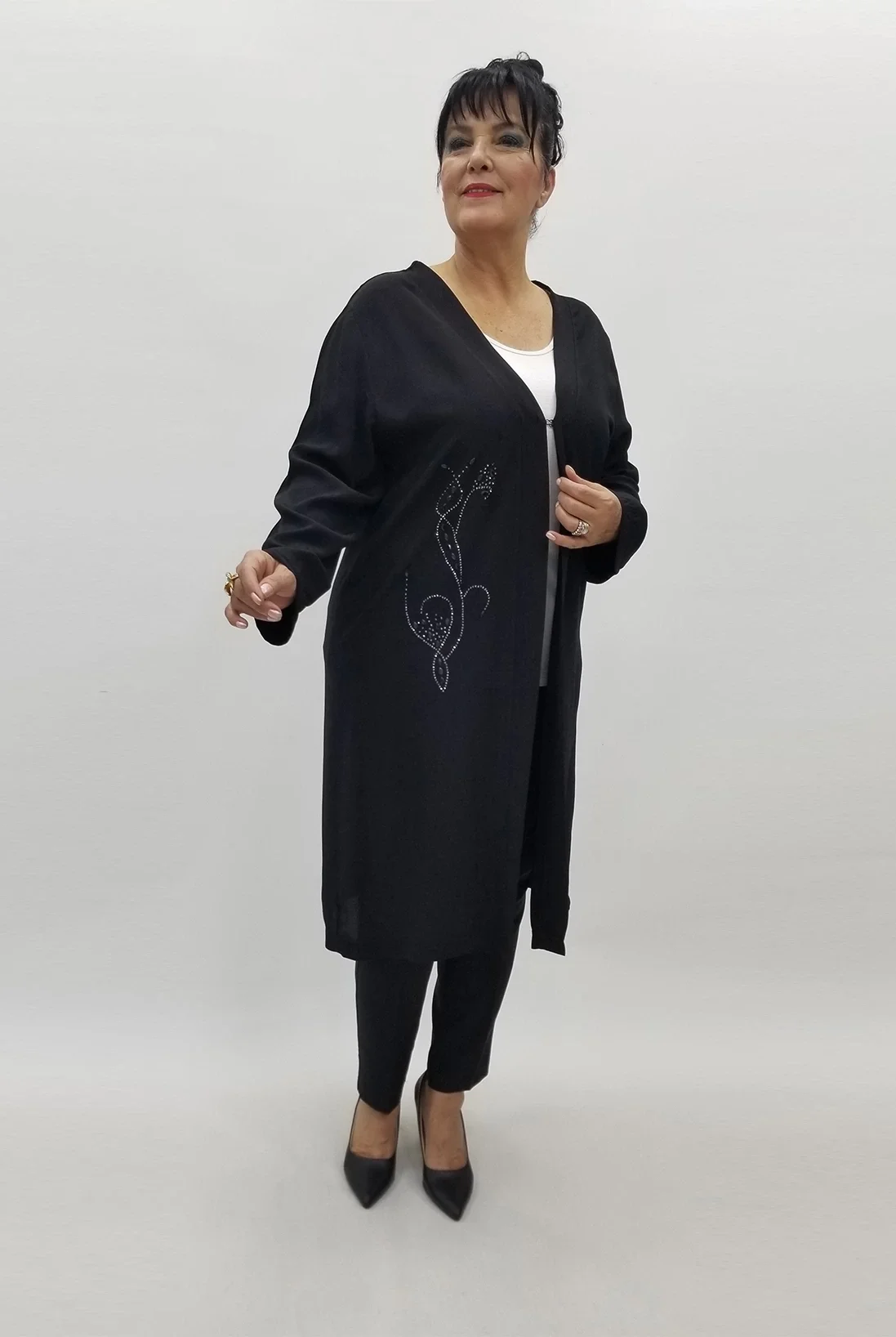 Miraggio Büyük Beden Ceket 99069 SİYAH