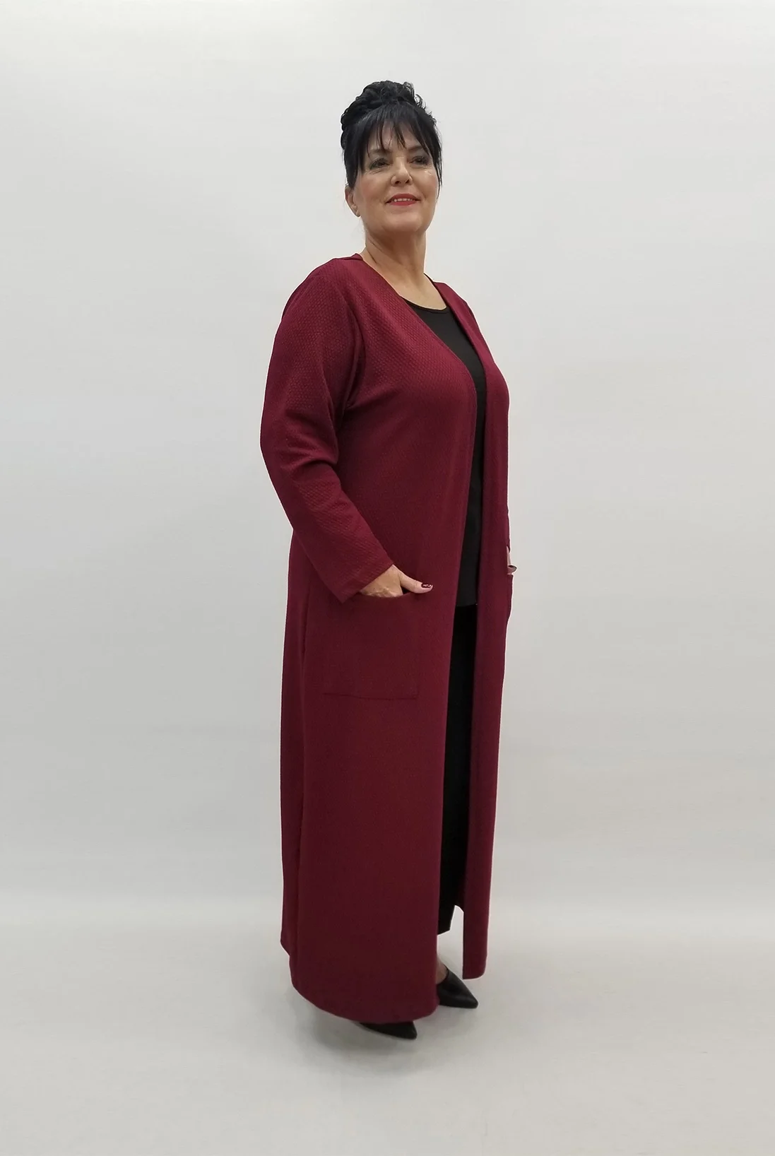 Miraggio Büyük Beden Ceket 99077 BORDO