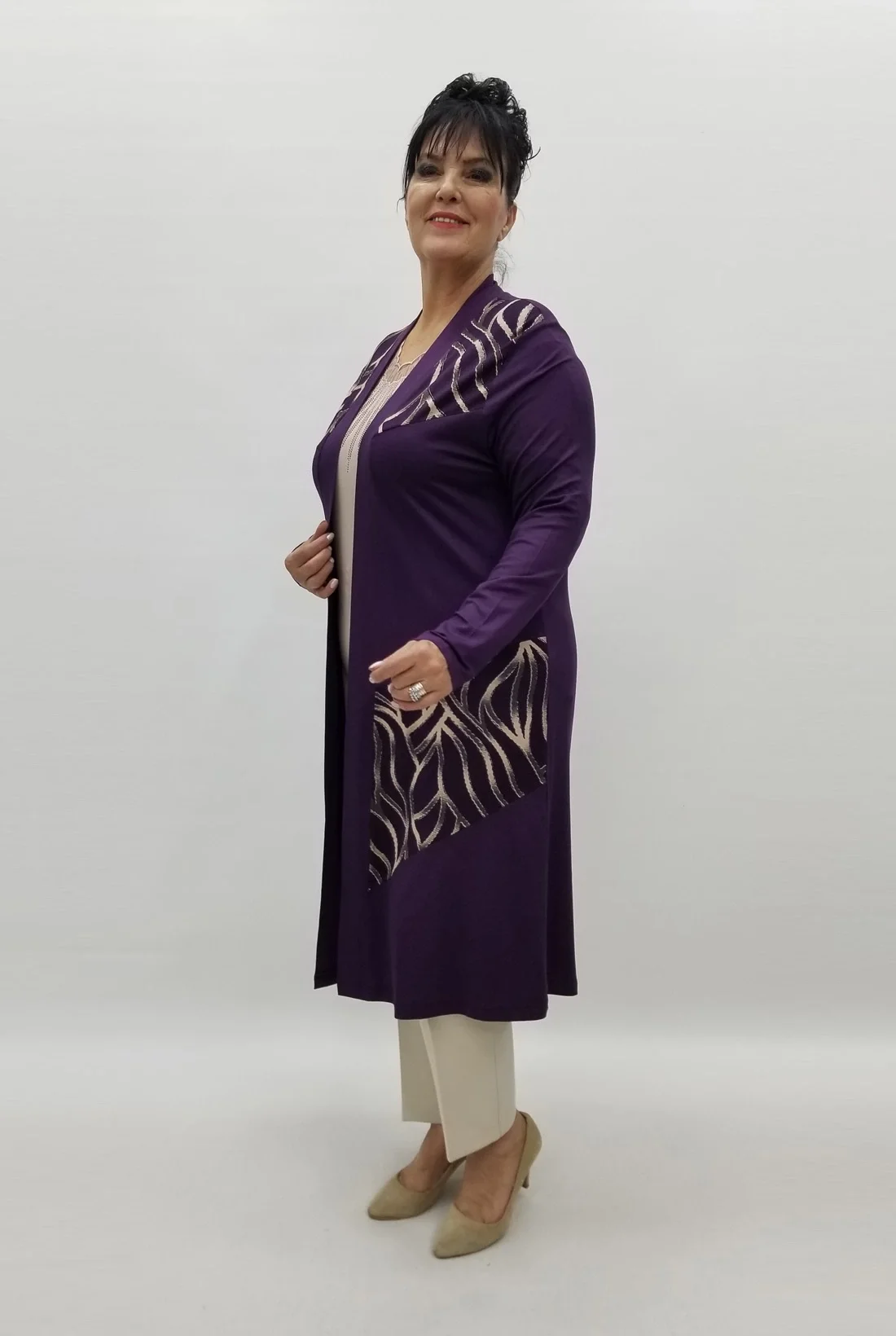 Miraggio Büyük Beden Ceket 99119 MOR