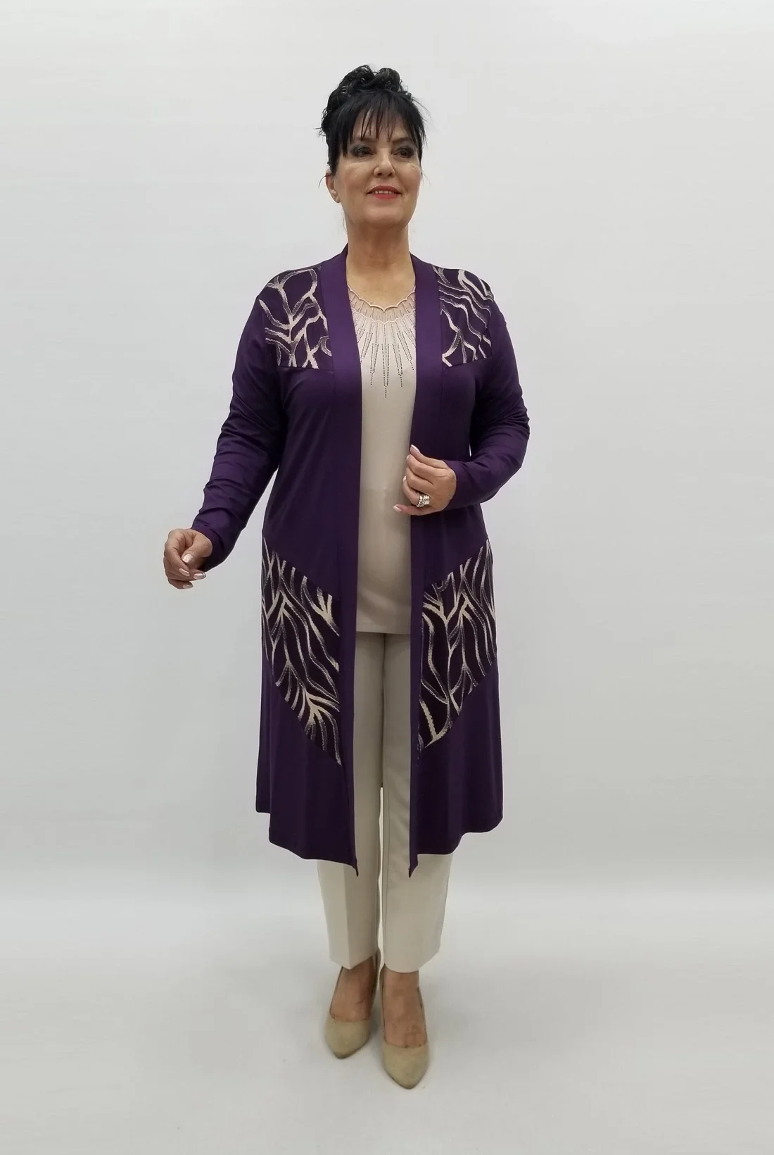 Miraggio Büyük Beden Ceket 99119 MOR