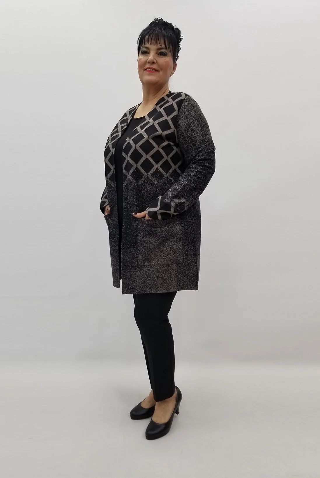 Miraggio Büyük Beden Ceket 99301 KAHVE