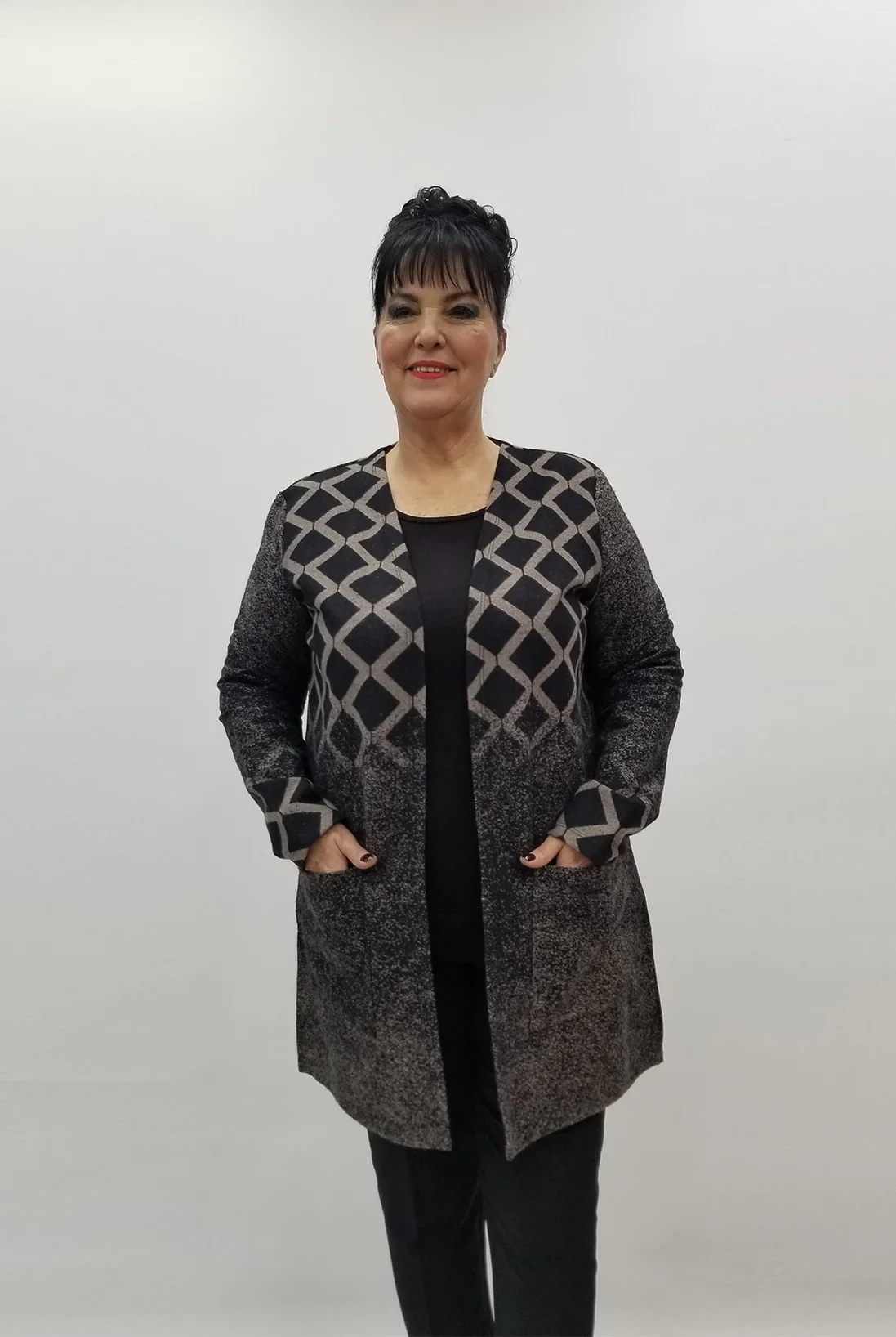 Miraggio Büyük Beden Ceket 99301 KAHVE