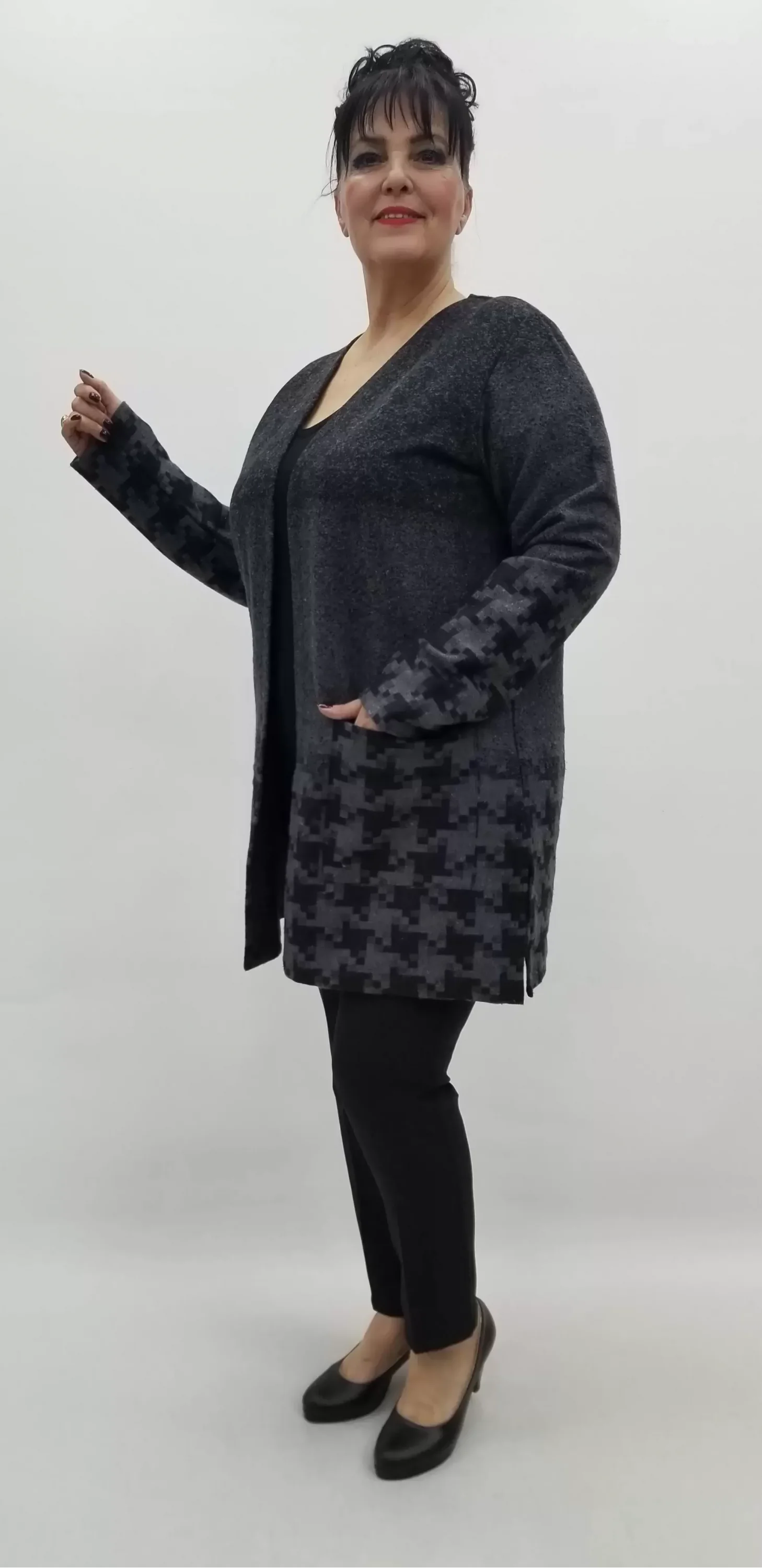 Miraggio Büyük Beden Ceket 99302 ANTRASİT