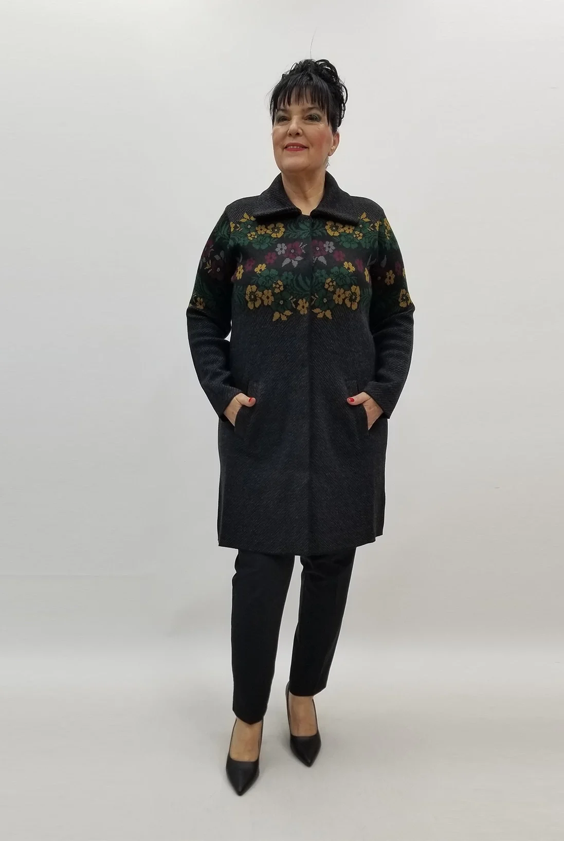 Miraggio Büyük Beden Ceket 99431 ANTRASİT