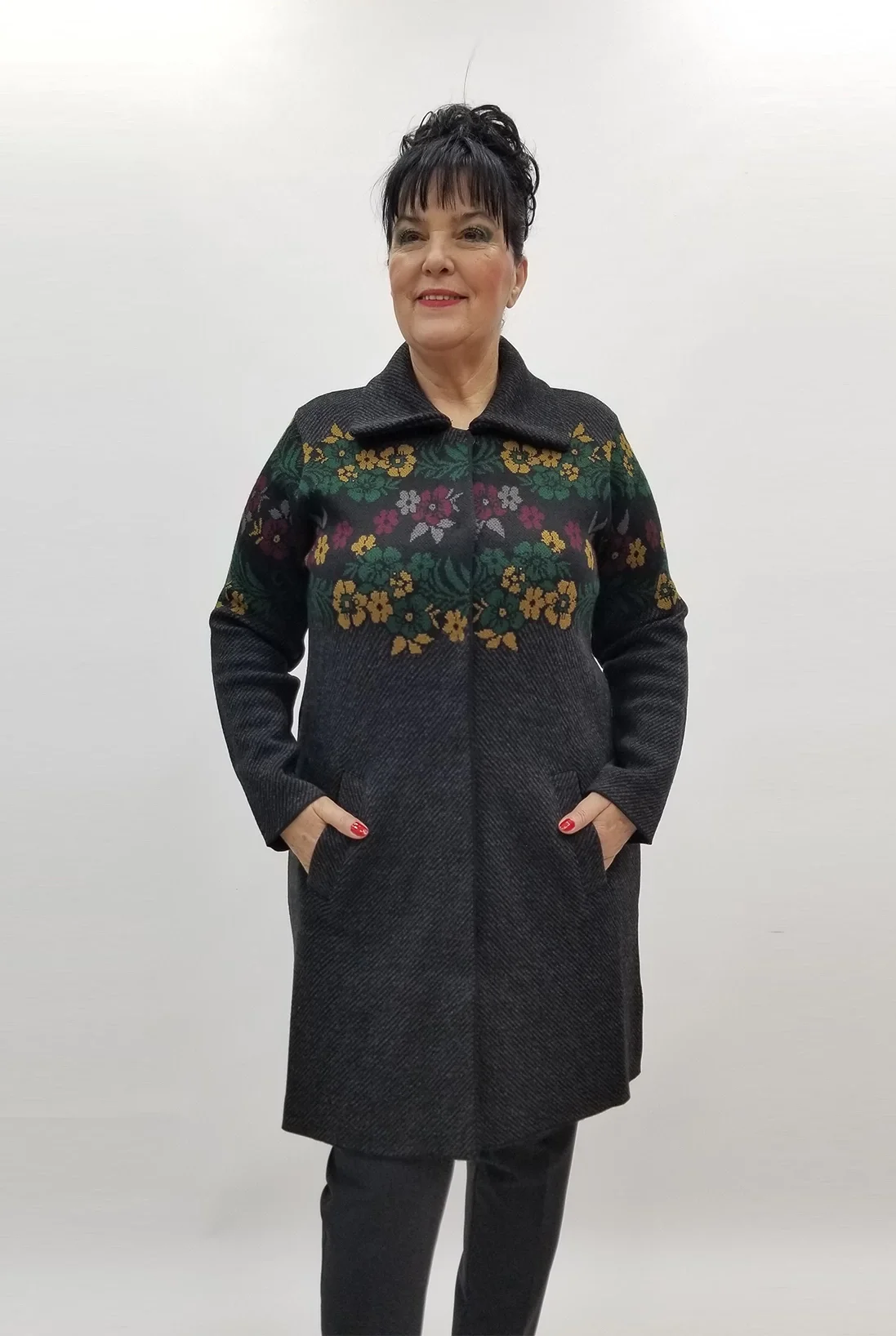 Miraggio Büyük Beden Ceket 99431 ANTRASİT