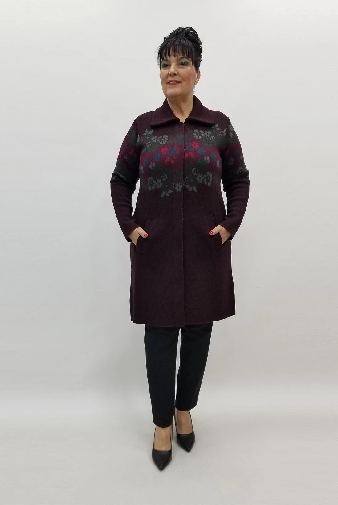 Miraggio Büyük Beden Ceket 99431 BORDO