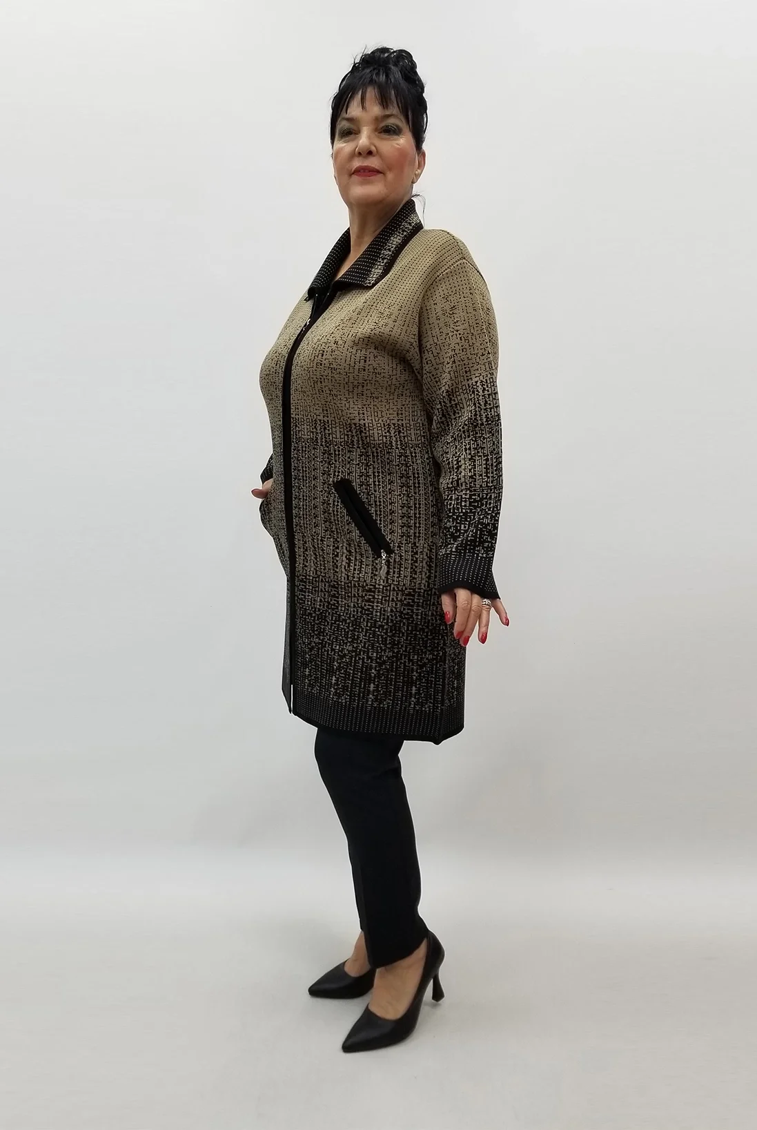 Miraggio Büyük Beden Ceket 99432 BEJ