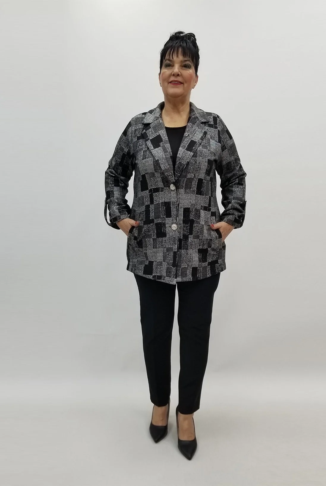 Miraggio Büyük Beden Ceket 99453 ANTRASİT
