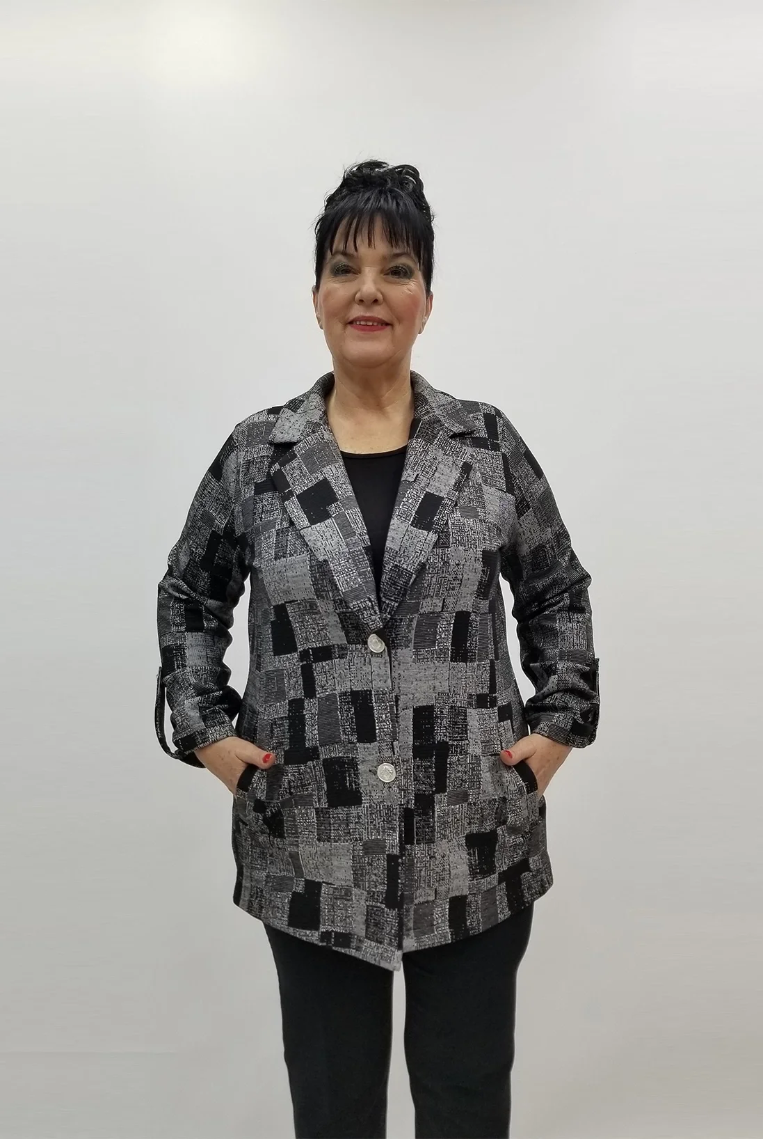 Miraggio Büyük Beden Ceket 99453 ANTRASİT