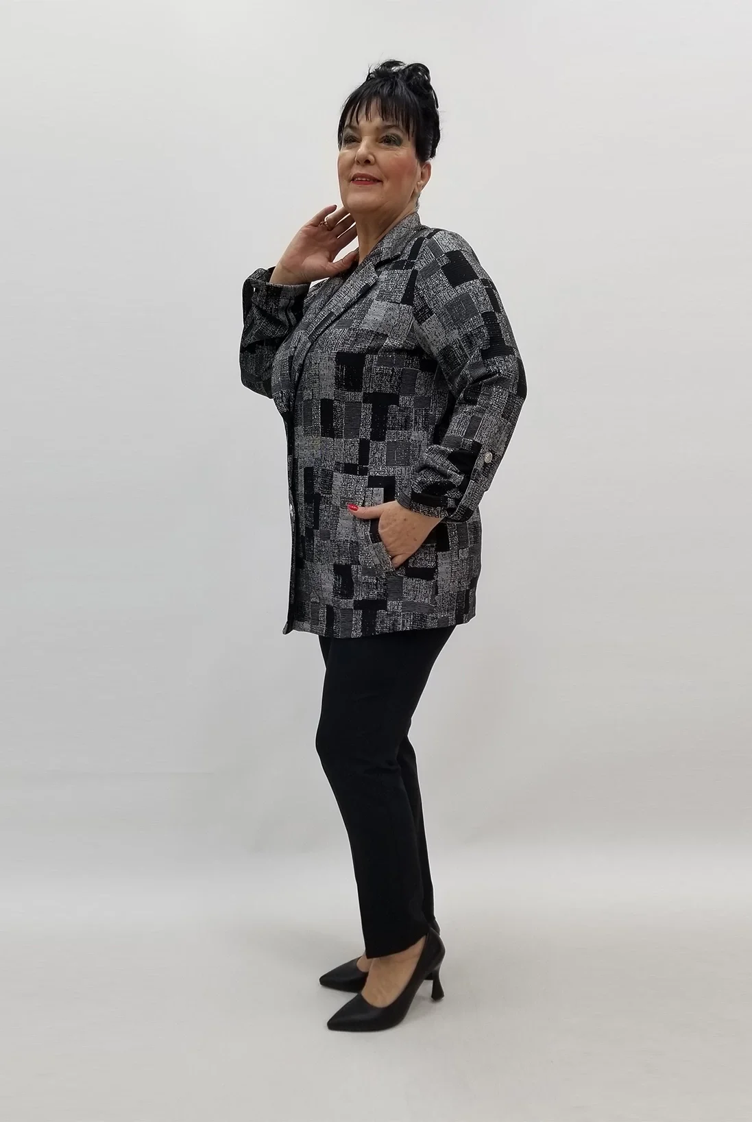 Miraggio Büyük Beden Ceket 99453 ANTRASİT