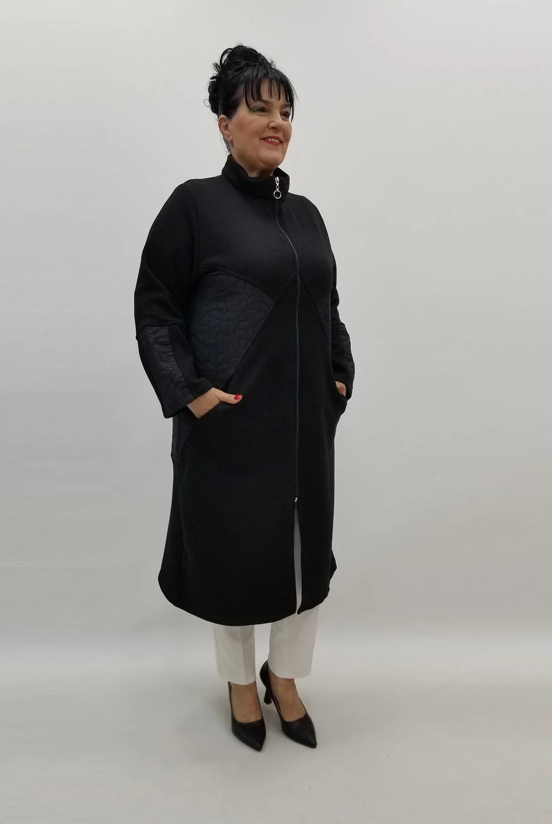 Miraggio Büyük Beden Ceket 99454 SİYAH