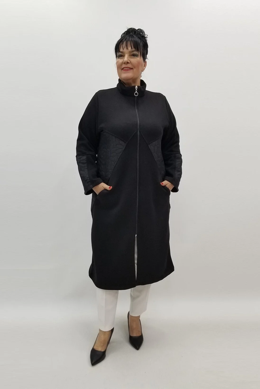 Miraggio Büyük Beden Ceket 99454 SİYAH