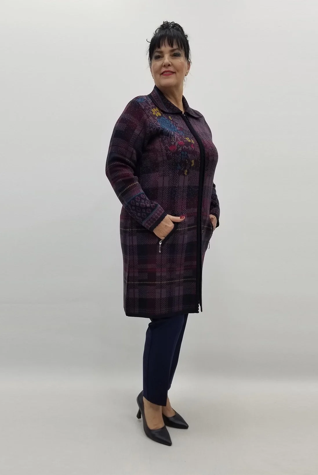 Miraggio Büyük Beden Ceket 99468 BORDO