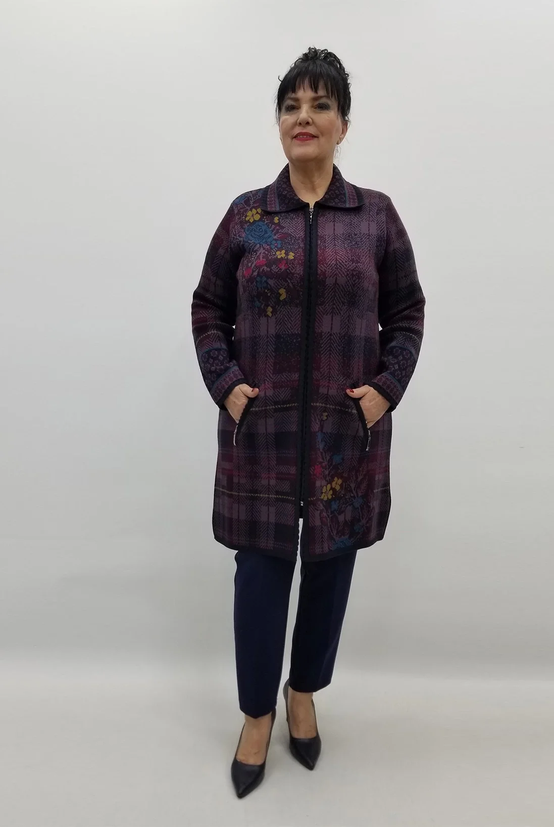 Miraggio Büyük Beden Ceket 99468 BORDO