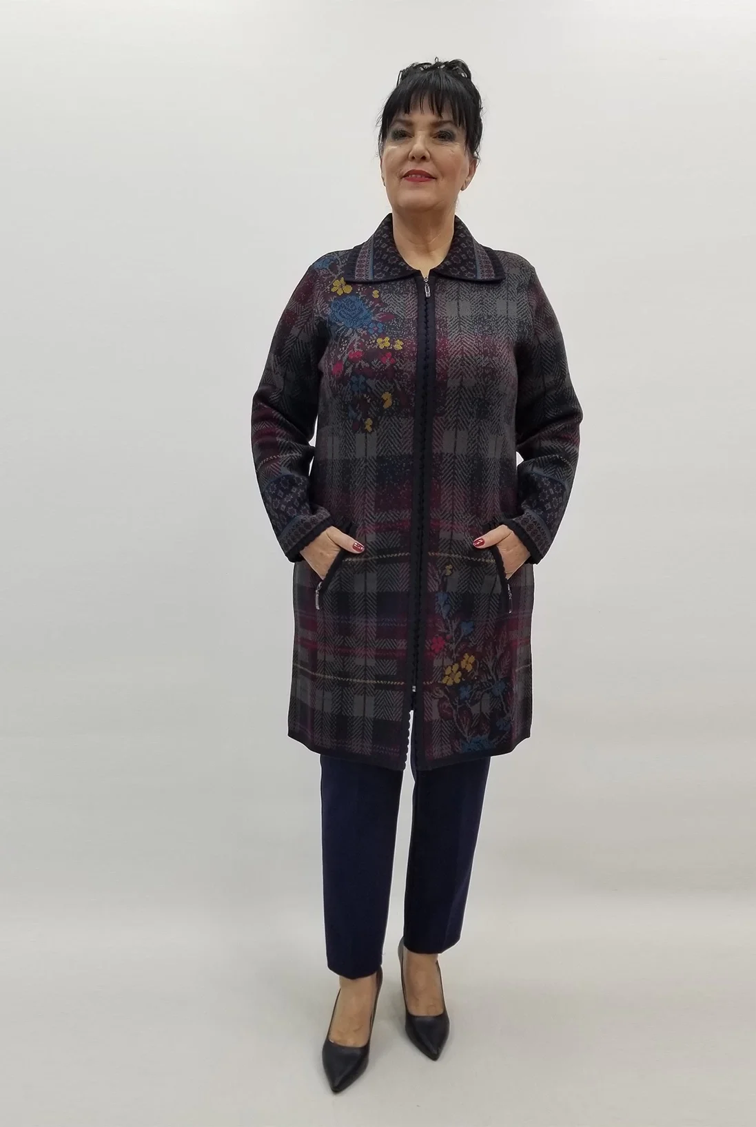 Miraggio Büyük Beden Ceket 99468 LACİVERT