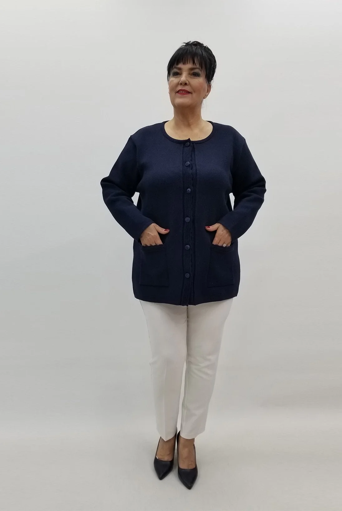 Miraggio Büyük Beden Ceket 99475 LACİVERT