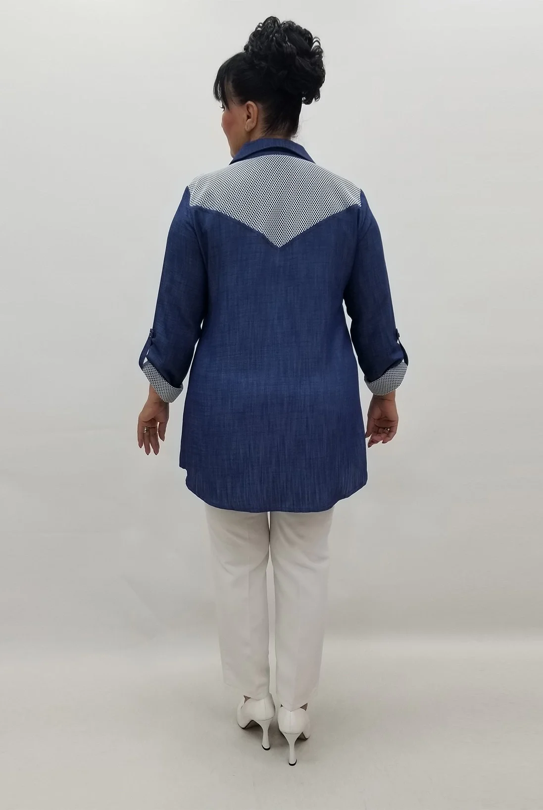 Miraggio Büyük Beden Ceket 99614 MAVİ