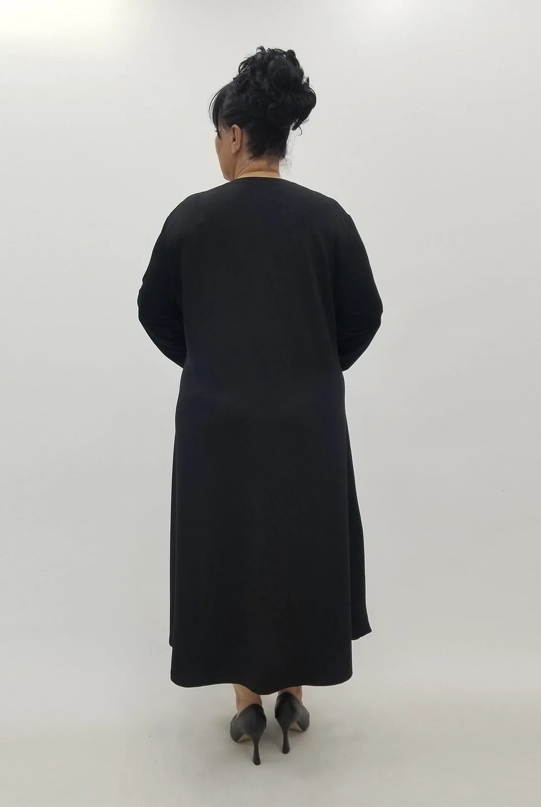 Miraggio Büyük Beden Elbise 4111 SİYAH