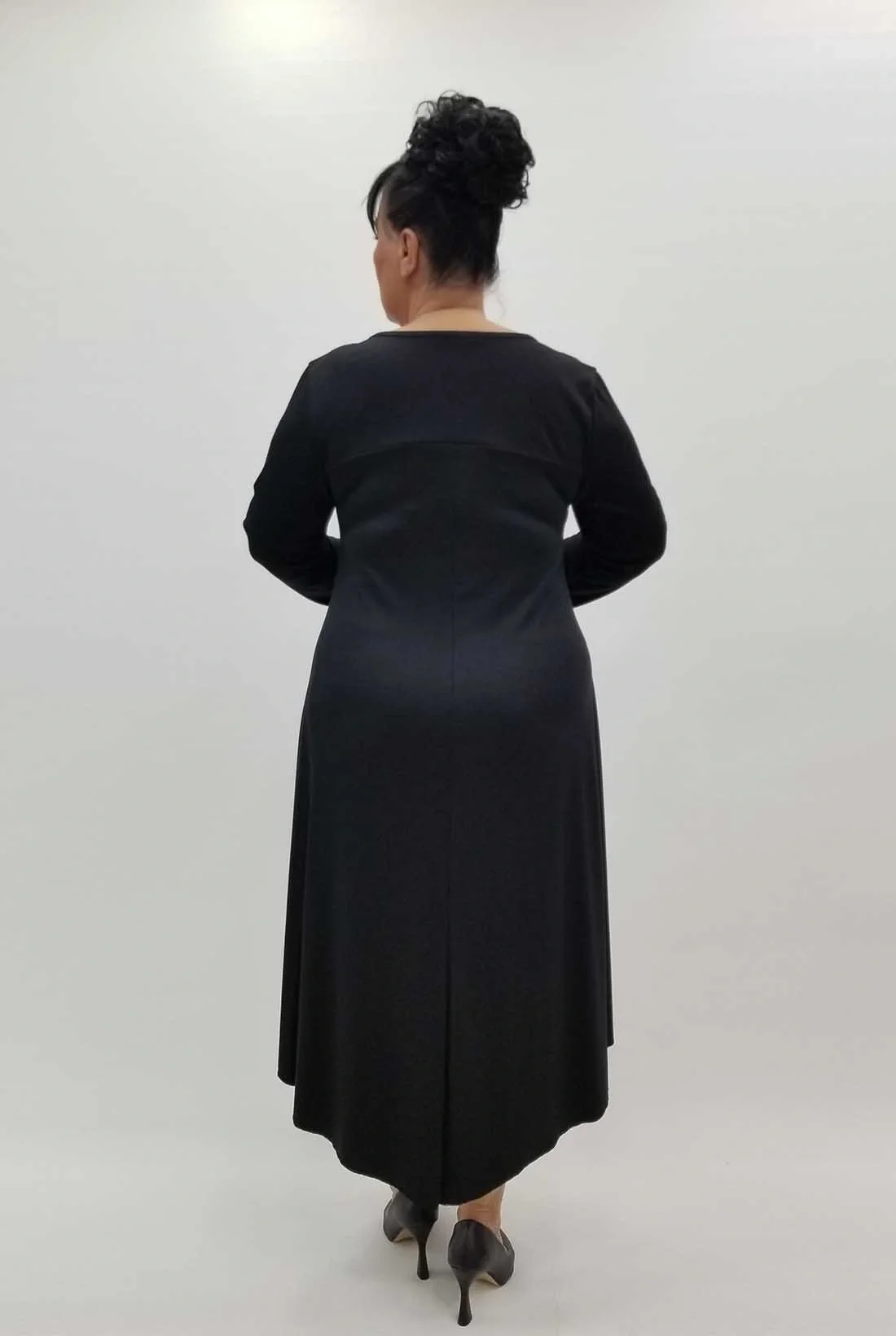 Miraggio Büyük Beden Elbise 4295 SİYAH