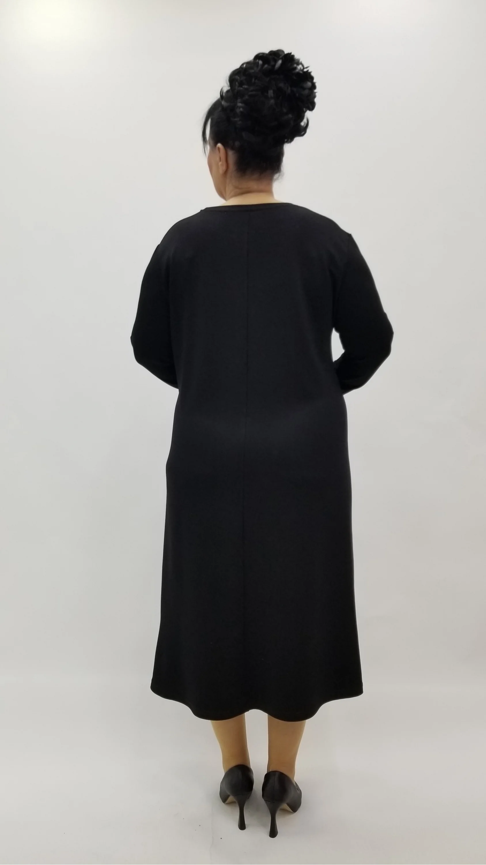 Miraggio Büyük Beden Elbise 4326 SİYAH