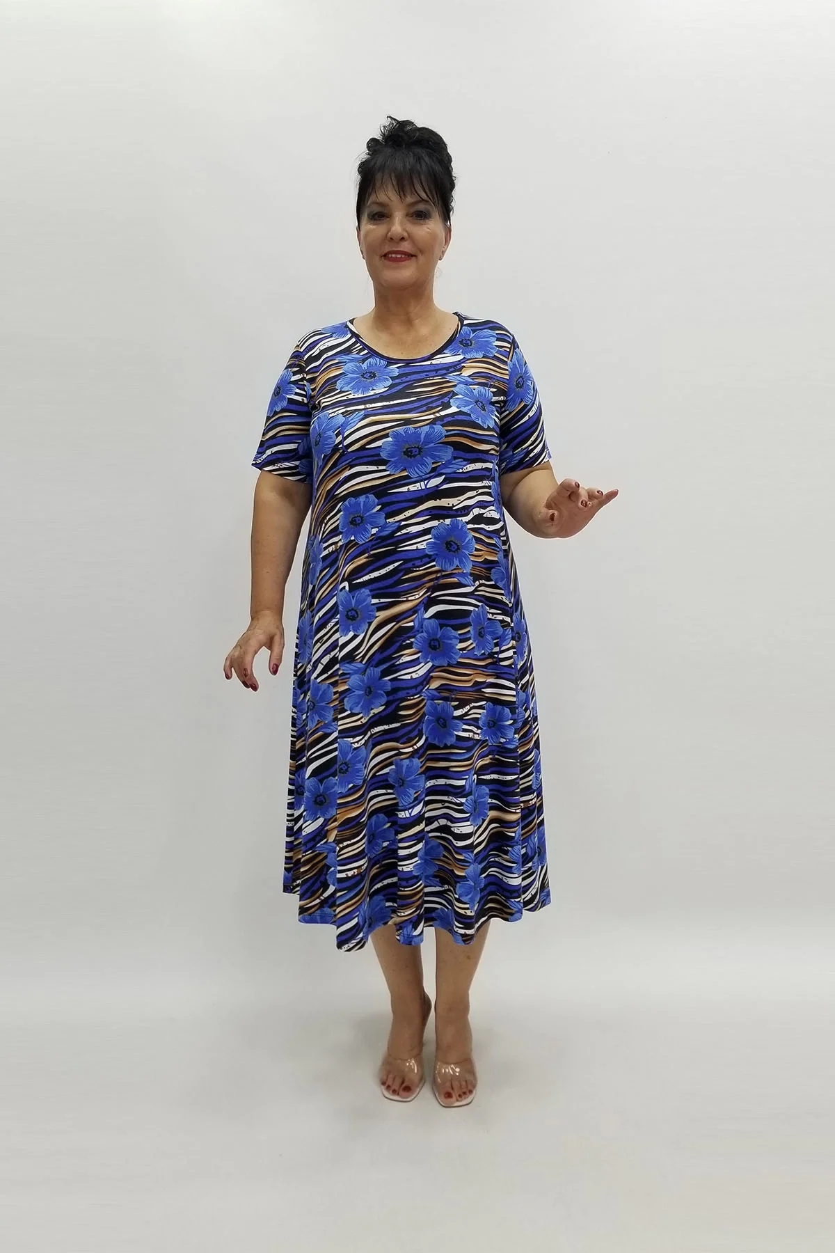 Miraggio Büyük Beden Elbise 97936 SAKS