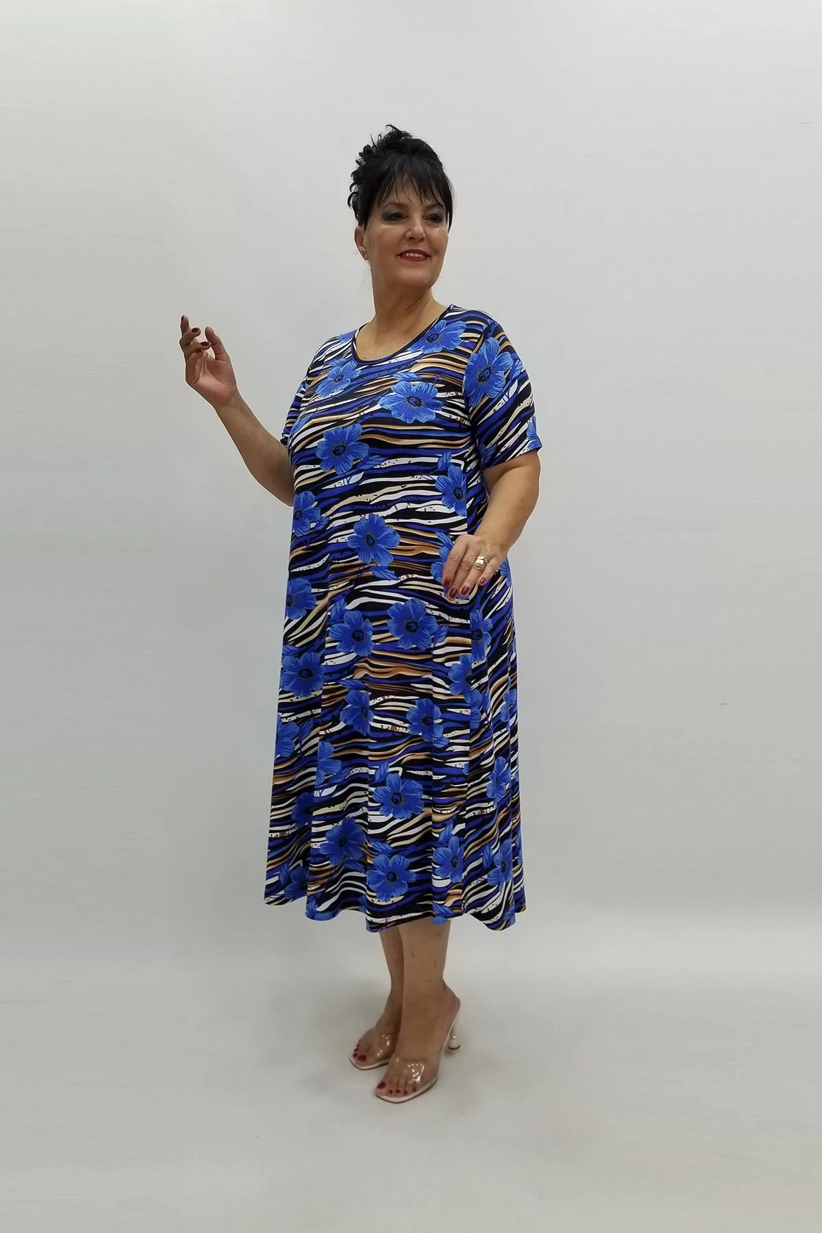 Miraggio Büyük Beden Elbise 97936 SAKS