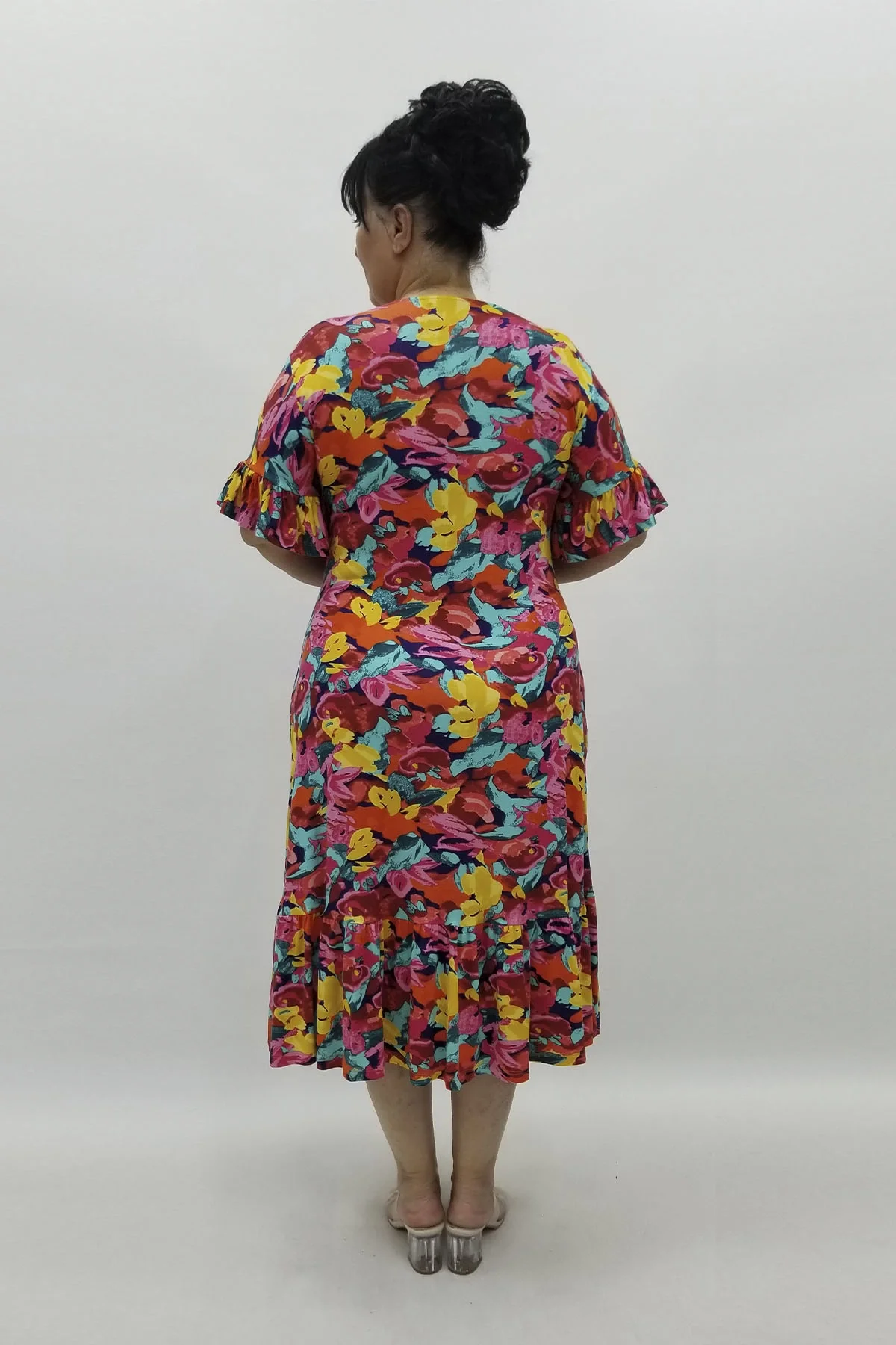 Miraggio Büyük Beden Elbise 98746 ORJİNAL