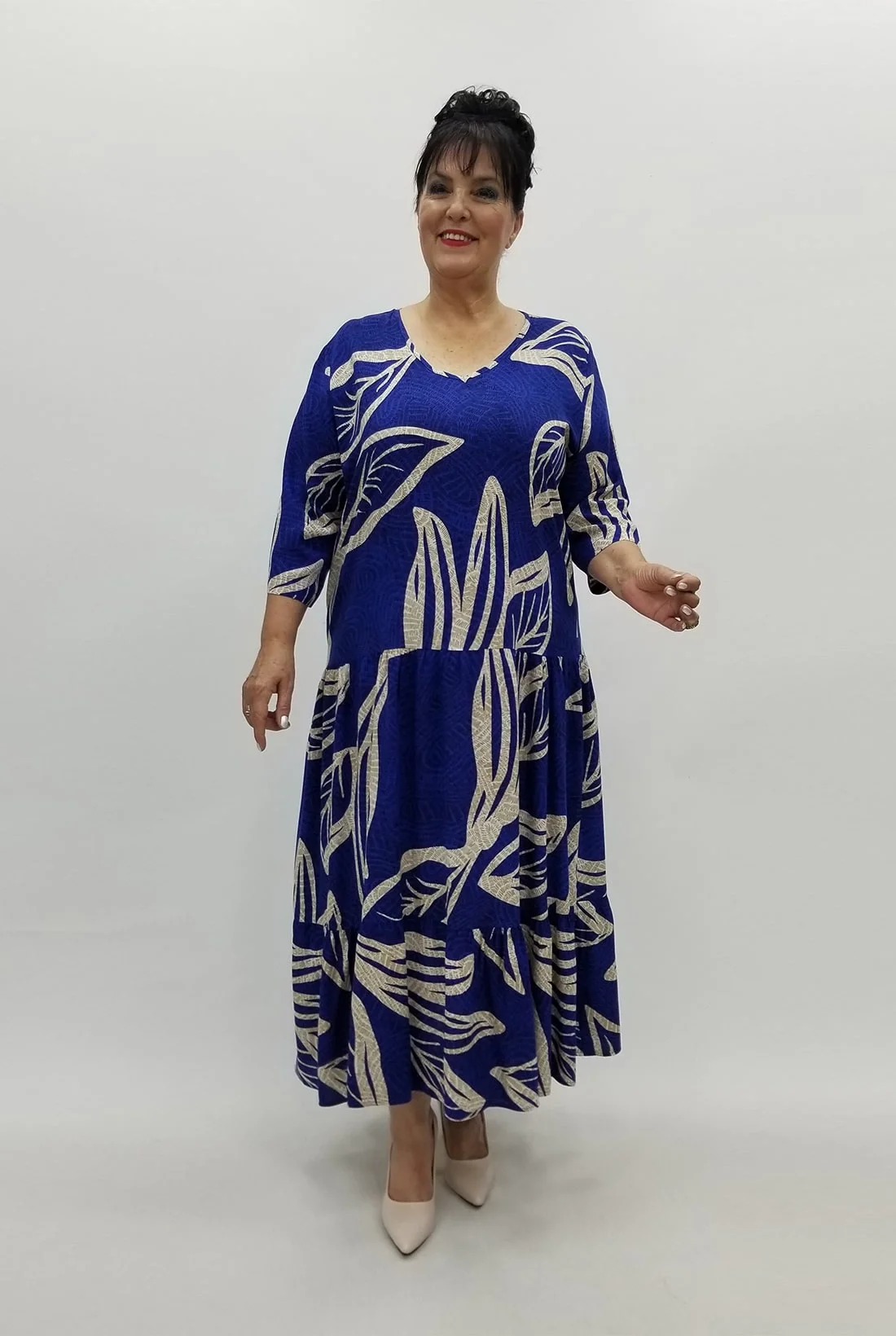 Miraggio Büyük Beden Elbise 98801 SAKS