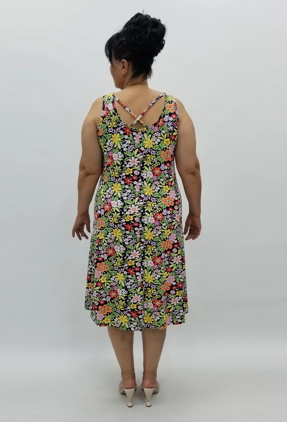 Miraggio Büyük Beden Elbise 98853 SİYAH