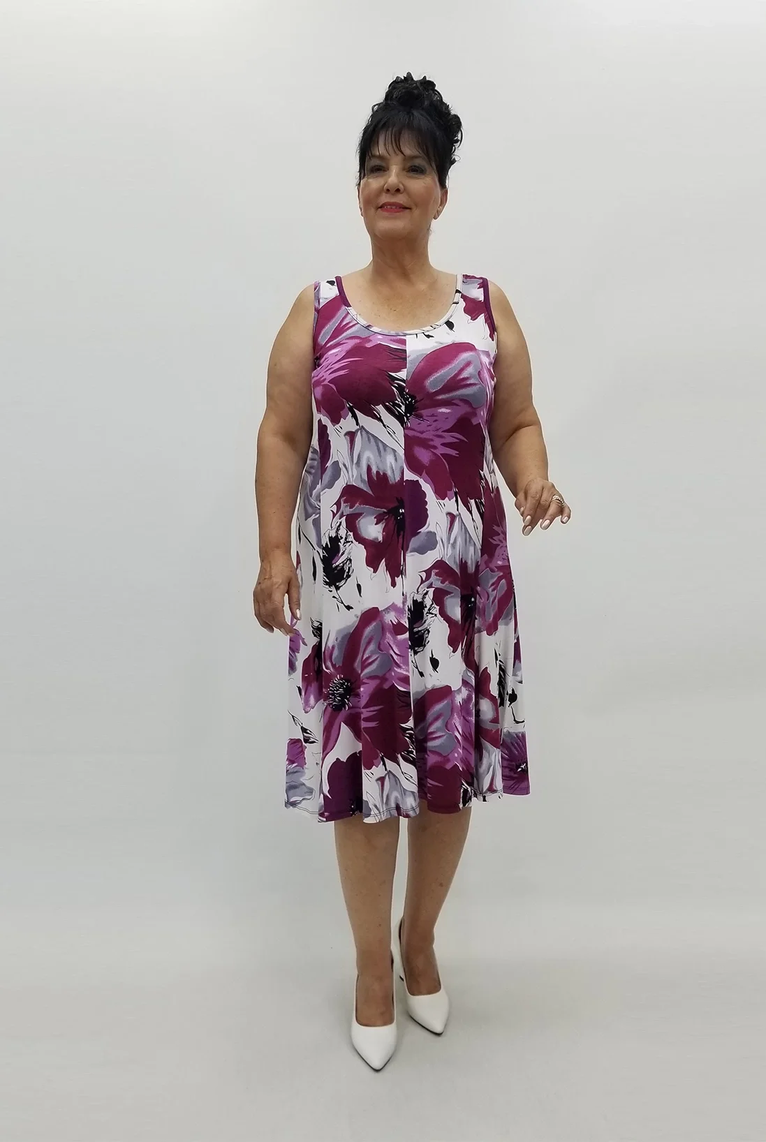 Miraggio Büyük Beden Elbise 99221 MÜRDÜM