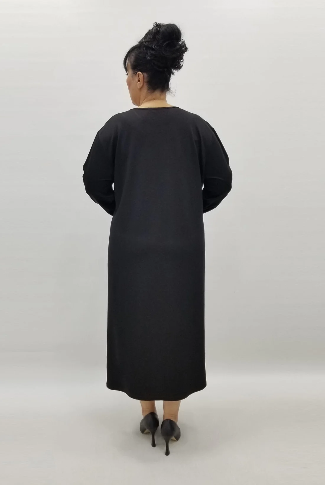 Miraggio Büyük Beden Elbise 99269 SİYAH