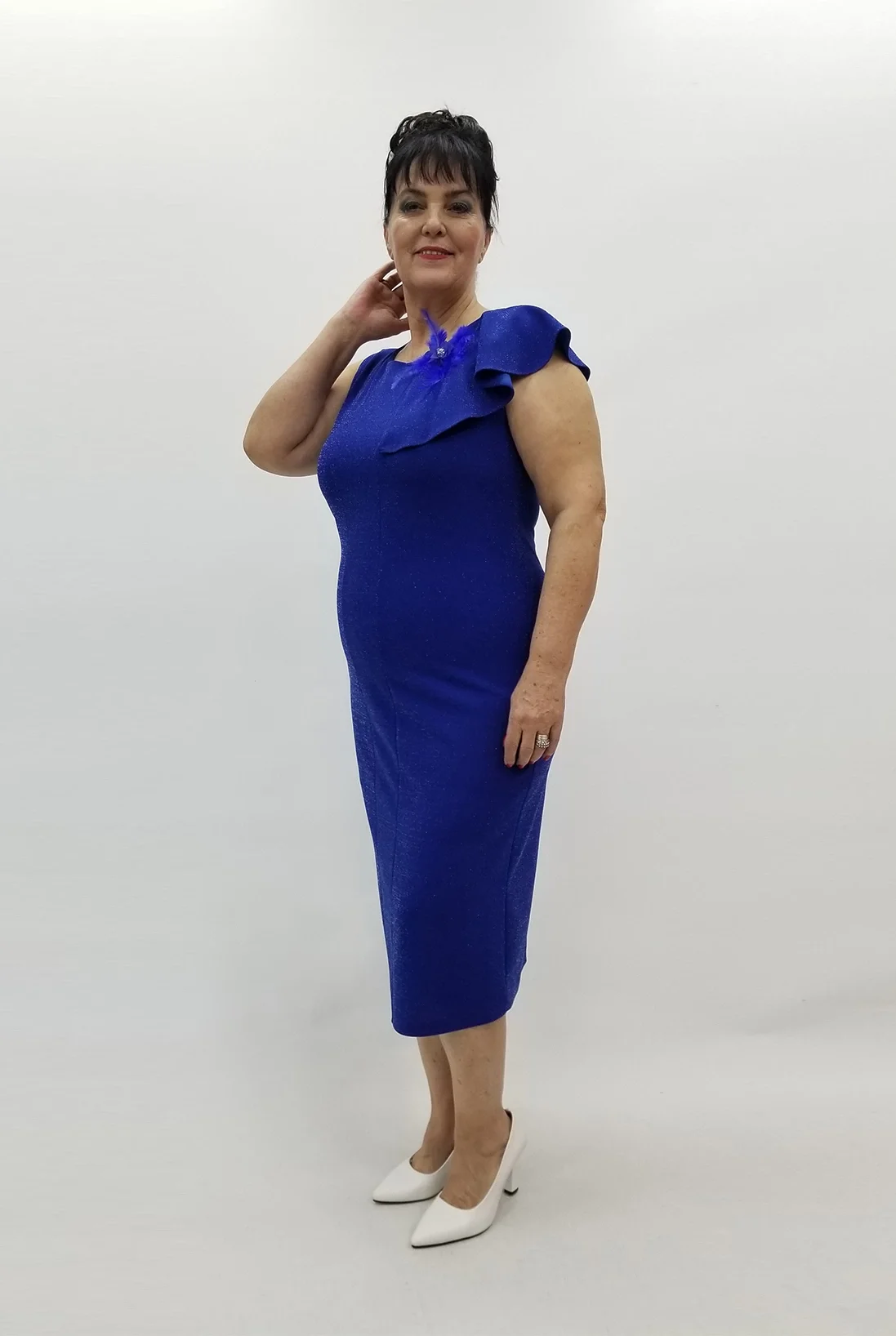 Miraggio Büyük Beden Elbise 99435 SAKS